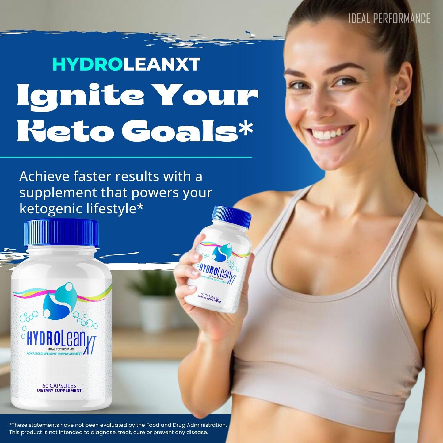 IDEAL PERFORMANCE HydroleanXT Capsules 180 Count