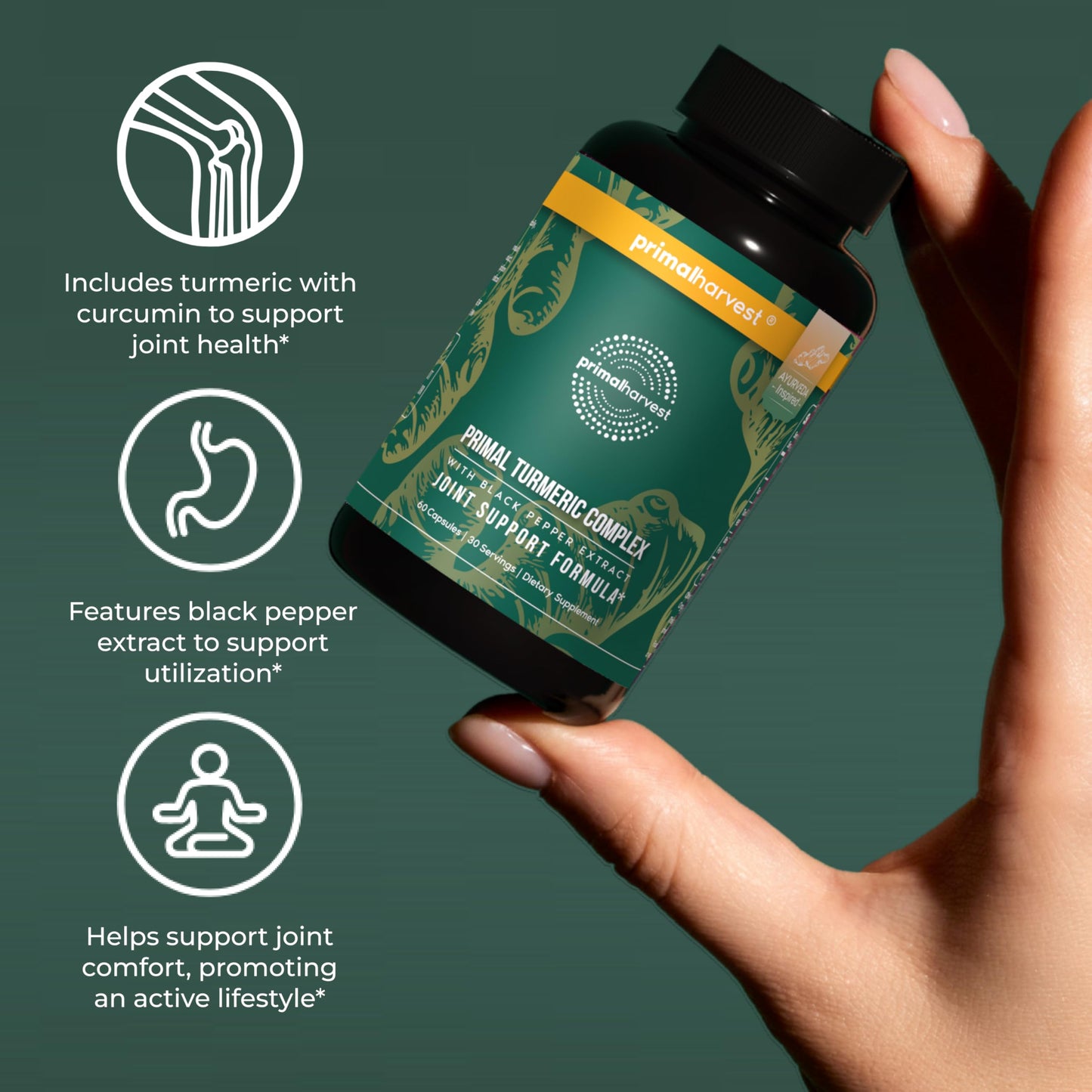 Primal Harvest Turmeric Complex Capsules 120