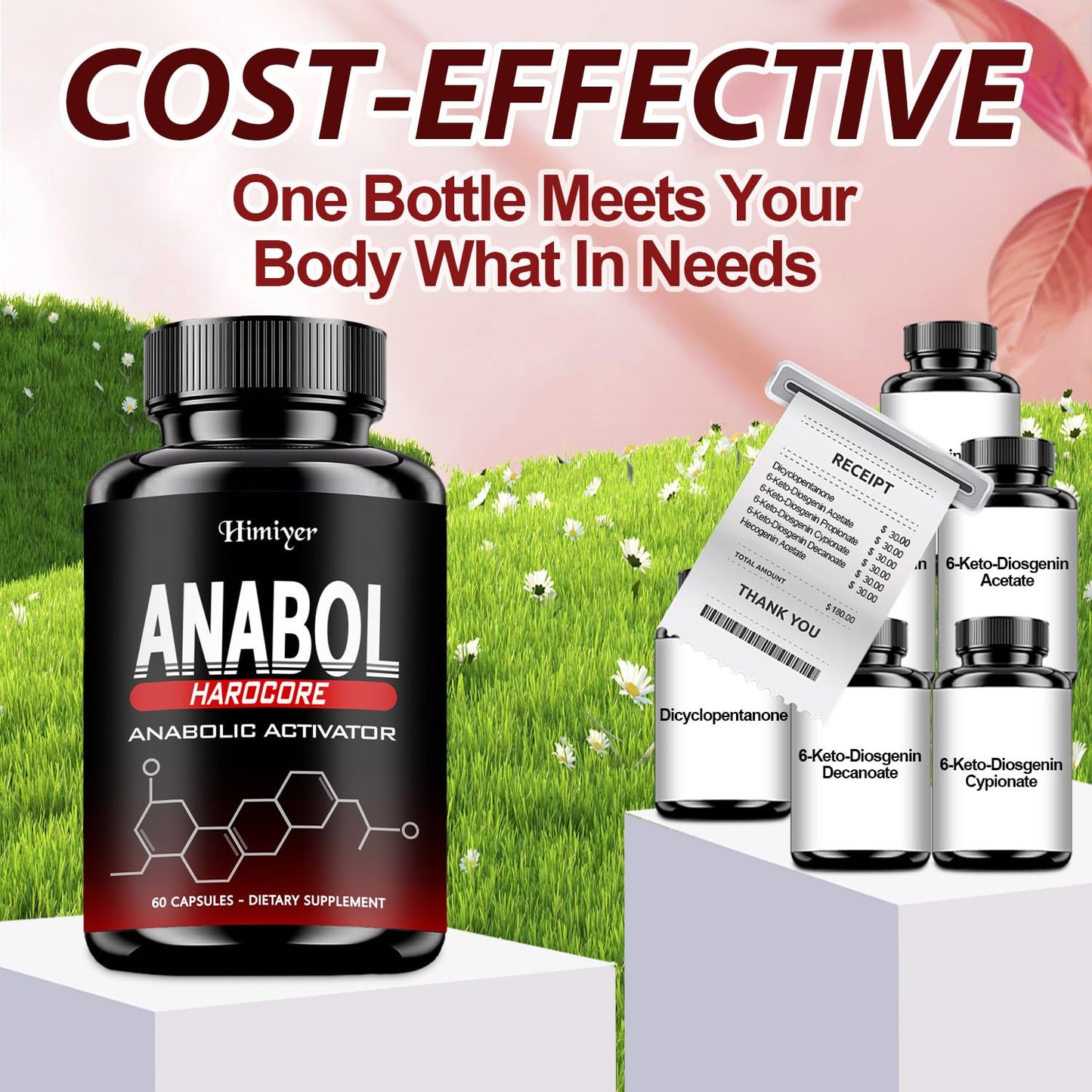 Himiyer Anabol Hardcore Anabolic Activator Capsules 60 Count
