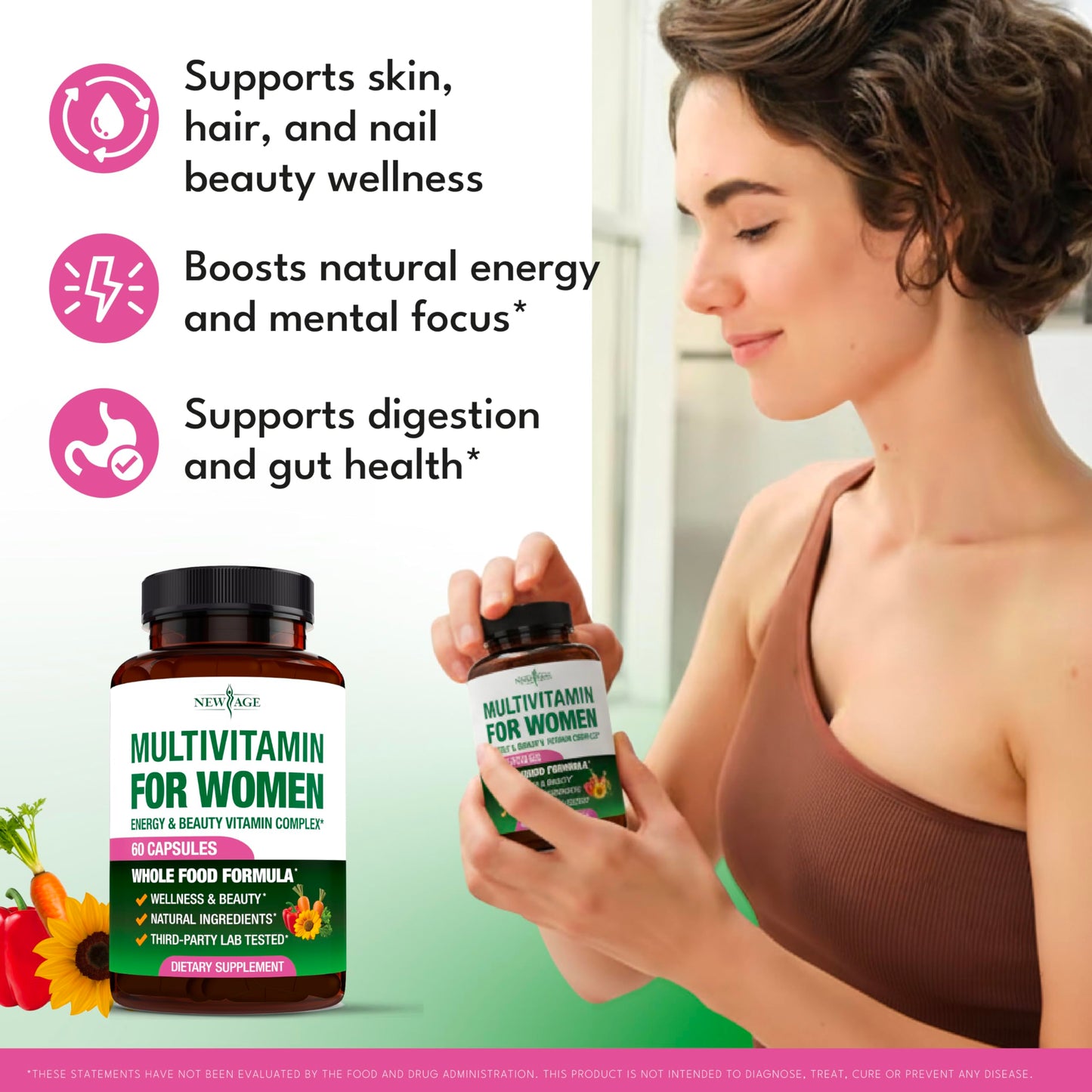 NEW AGE Multivitamin for Women Capsule 120 Count