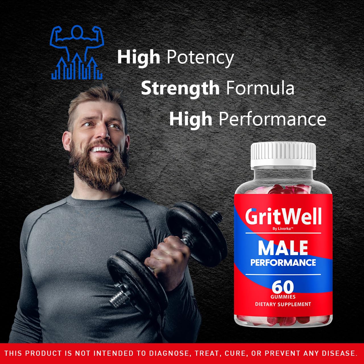 LIVORKA GritWell Gummies 60 Gummies