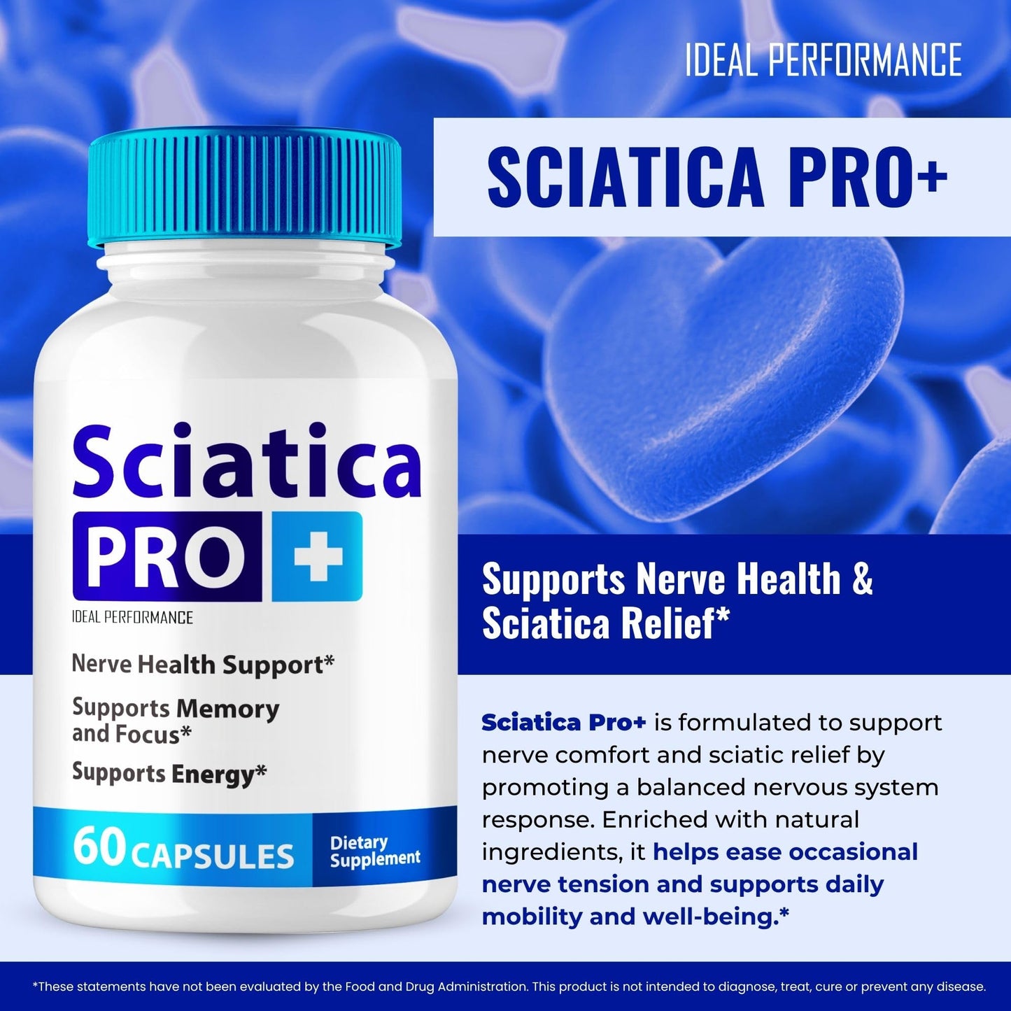 IDEAL PERFORMANCE Sciatica Pro Plus 300 Capsules