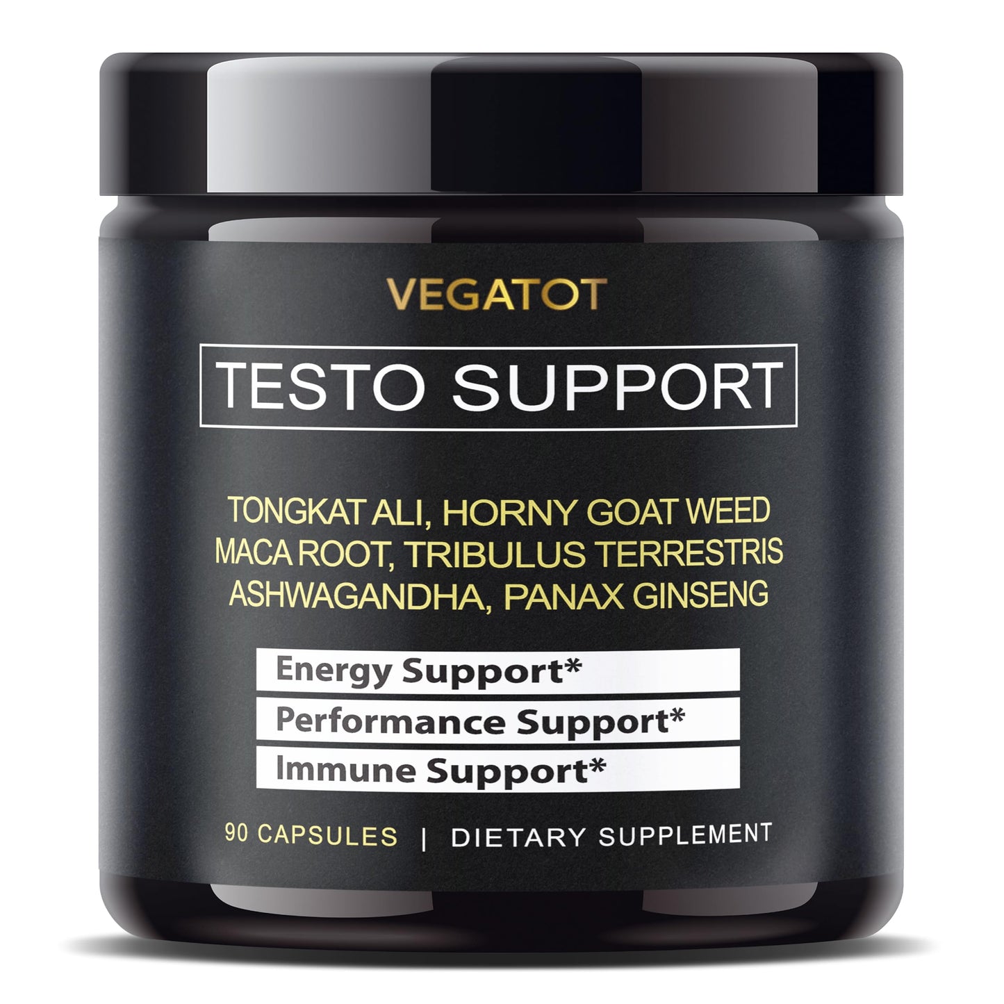 VEGATOT 8 IN 1 Testo Support Capsule 90 Count
