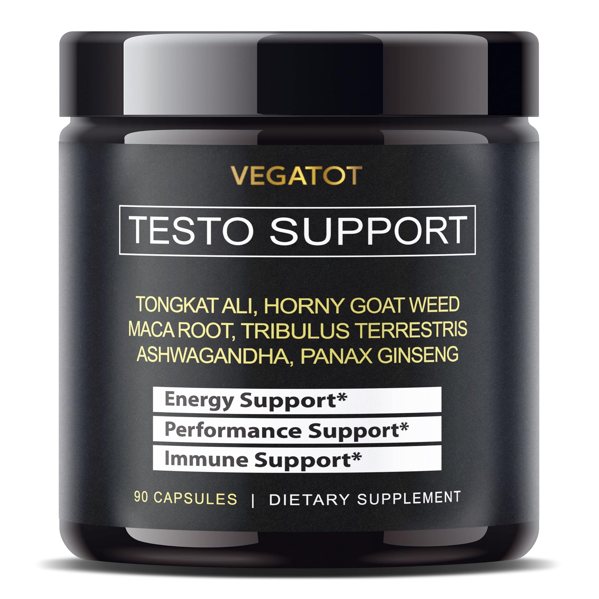 VEGATOT 8 IN 1 Testo Support Capsule 90 Count