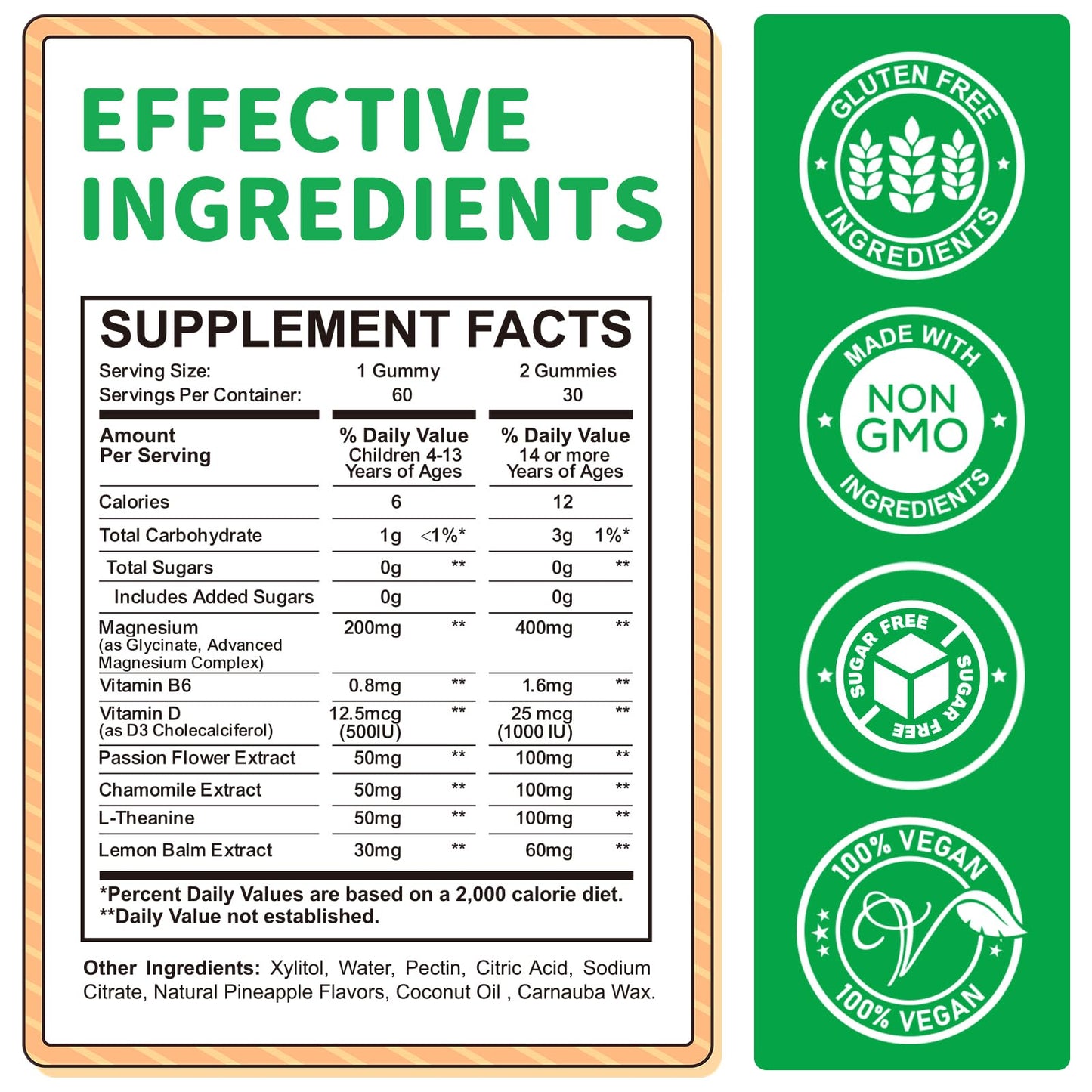 ReviNutra Magnesium Glycinate Gummies, 120 Gummies