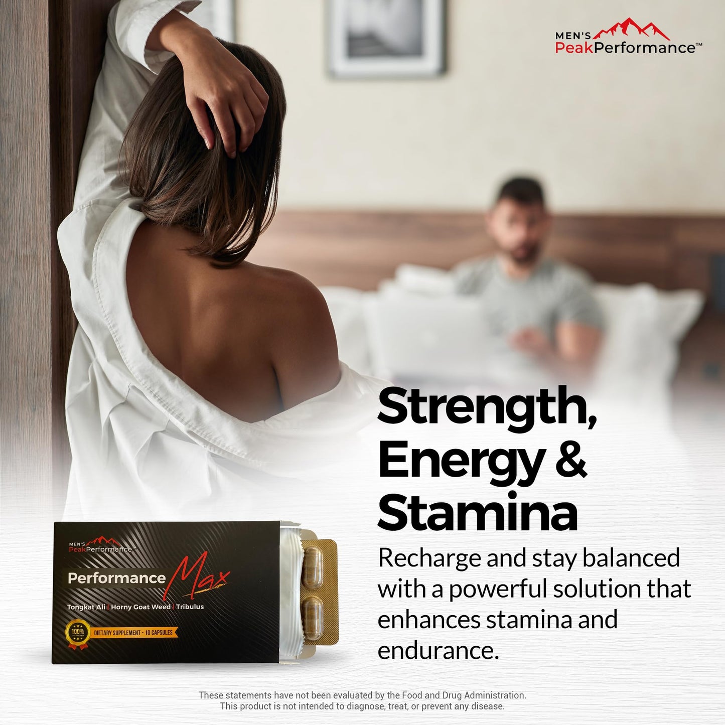 MEN'S PeakPerformance Masculinity Maximiser Capsule, 10 Capsules