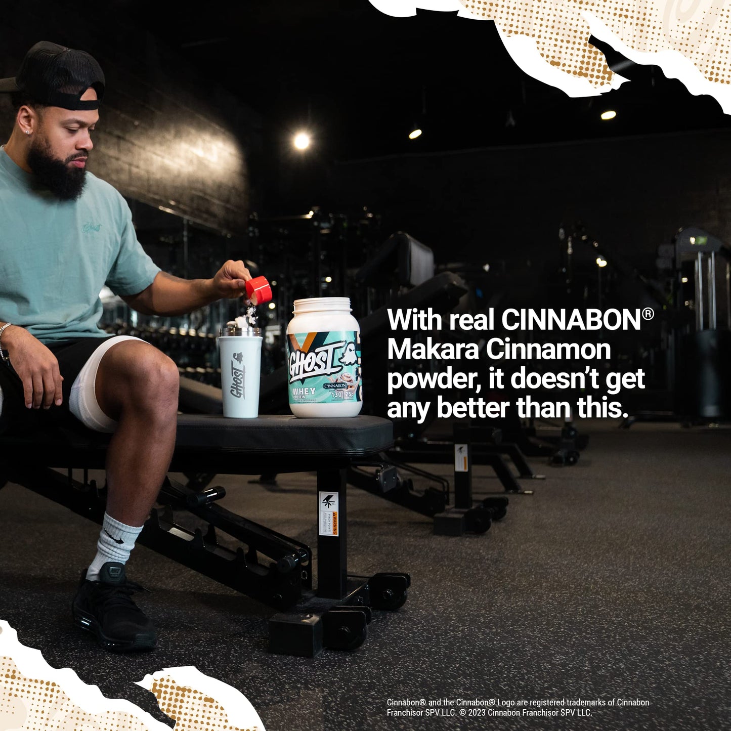 GHOST Whey Protein Powder Cinnabon 32