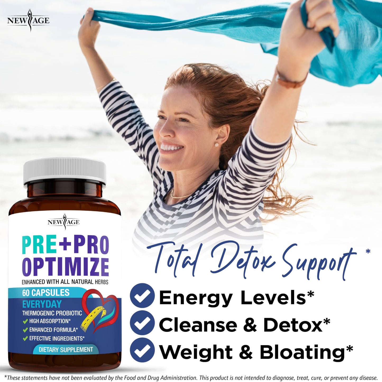 NEW AGE Pro Optimize Probiotics for Women Capsules 180