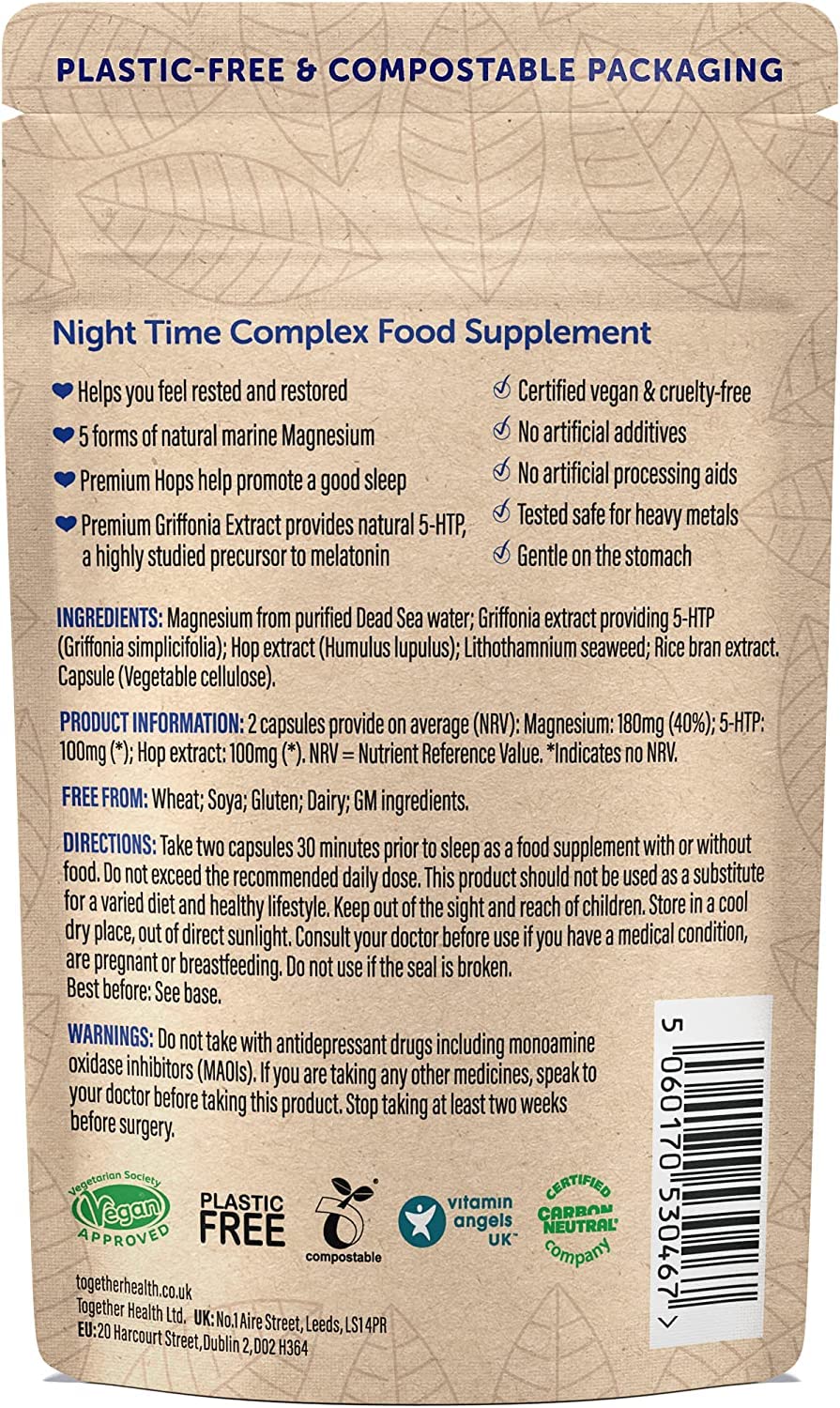Together Oceanpure Night Time Magnesium Complex Capsules 60 Count