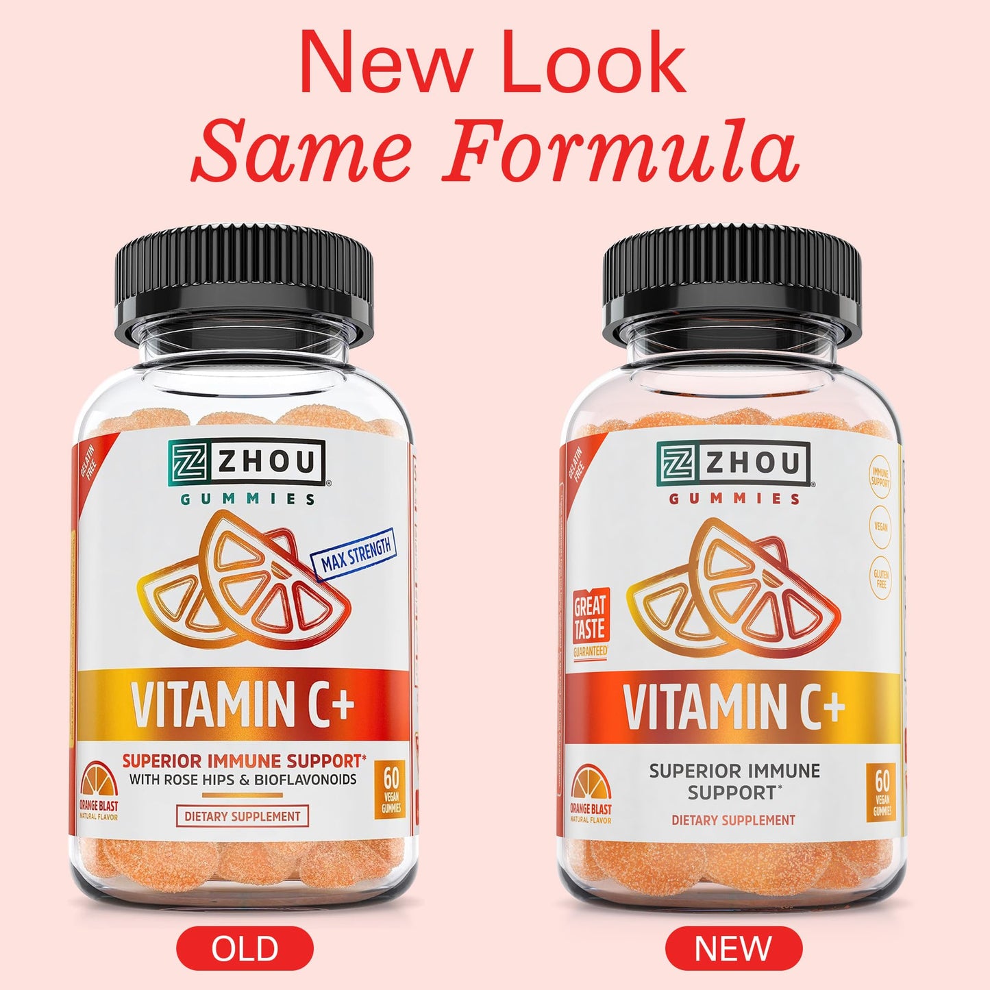 ZHOU Vitamin C+ Gummies 60 Gummies