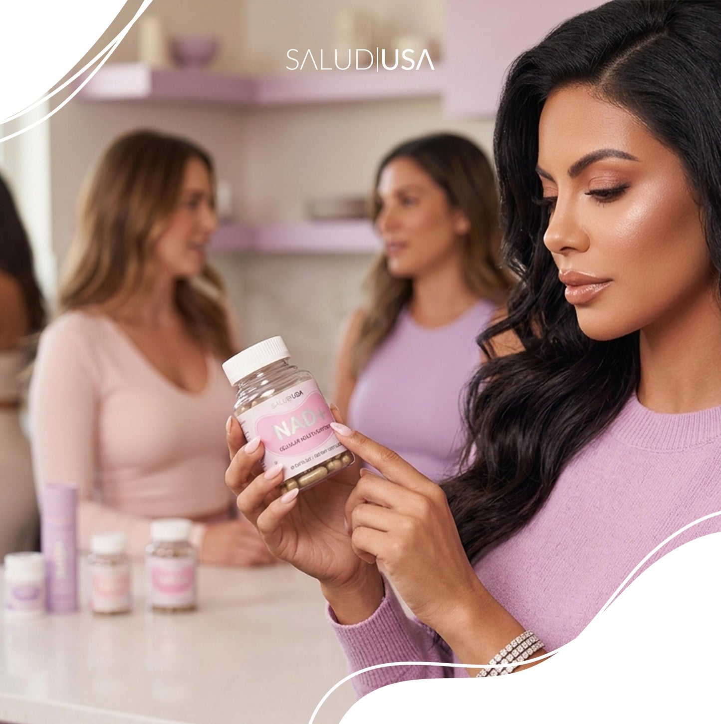 SALUD USA NAD+ with Nicotinamide Riboside & Resveratrol 60 Capsules