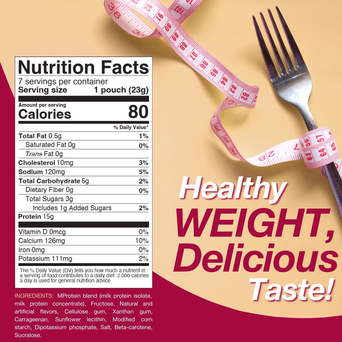 ProtiDIET High Protein Vanilla Instant Pudding Mix Powder, Gluten Free, 5.7 Ounce