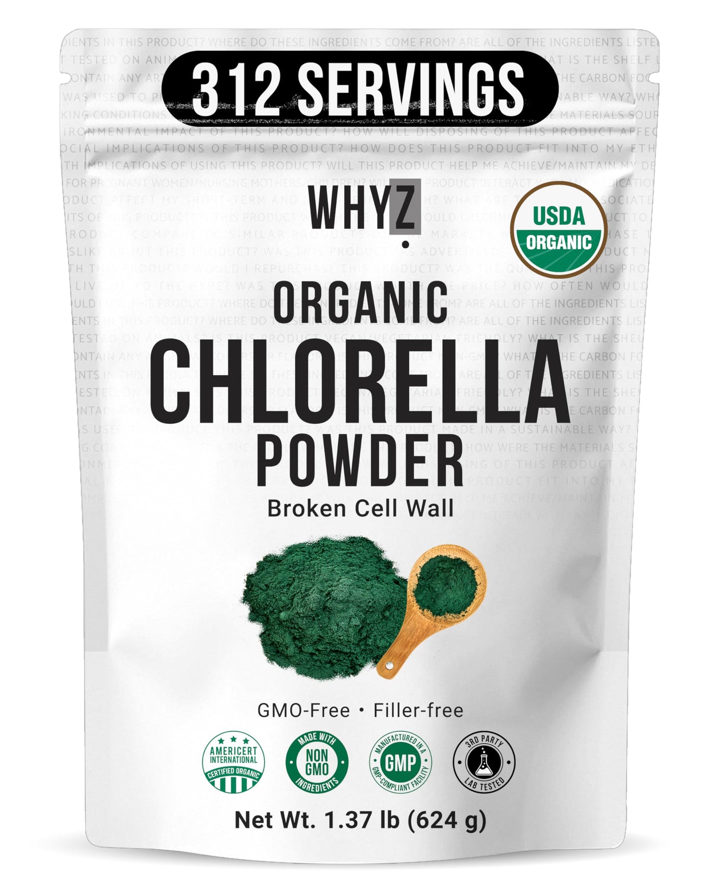 WHYZ Organic Chlorella Powder 22