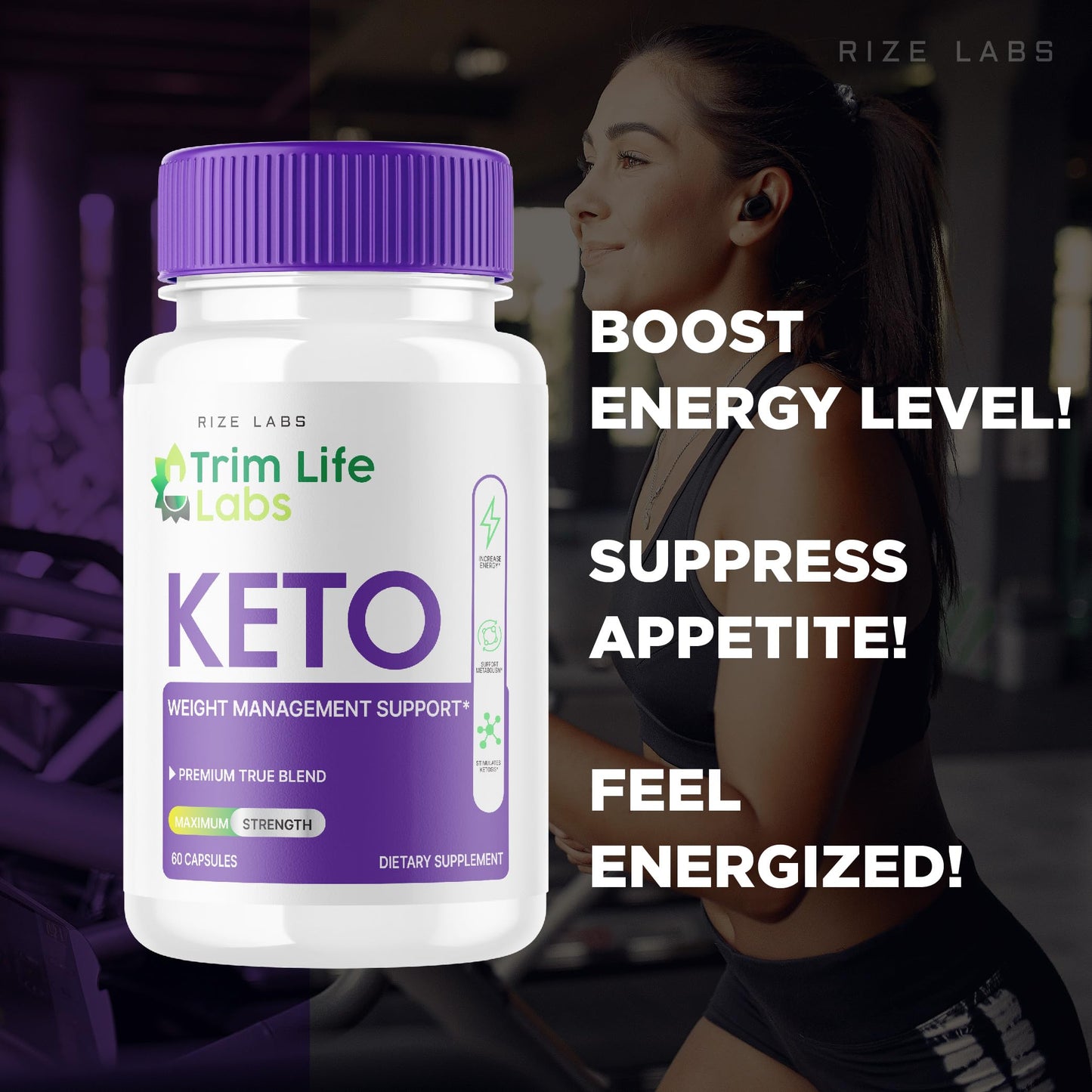 Rize Labs Keto Capsules, 120 Capsules