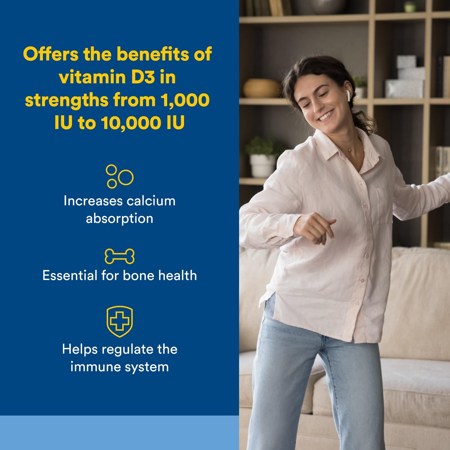 Natural Factors Vitamin D3 5000 IU (125 mcg) Softgels 360