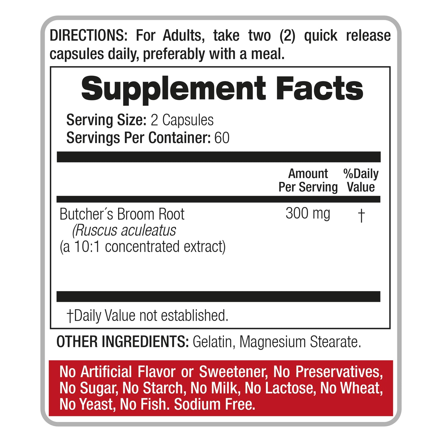 FITO MEDIC'S Butcher’s Broom Capsules 120