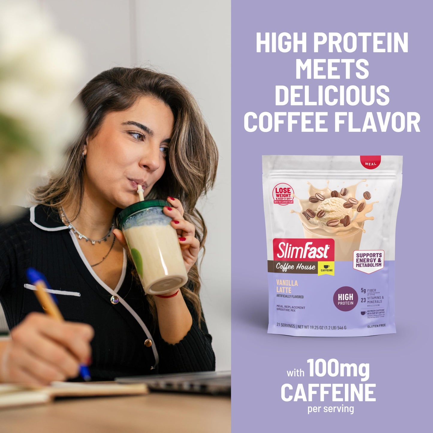 SlimFast High Protein Meal Replacement Powder 19.25 Ounce