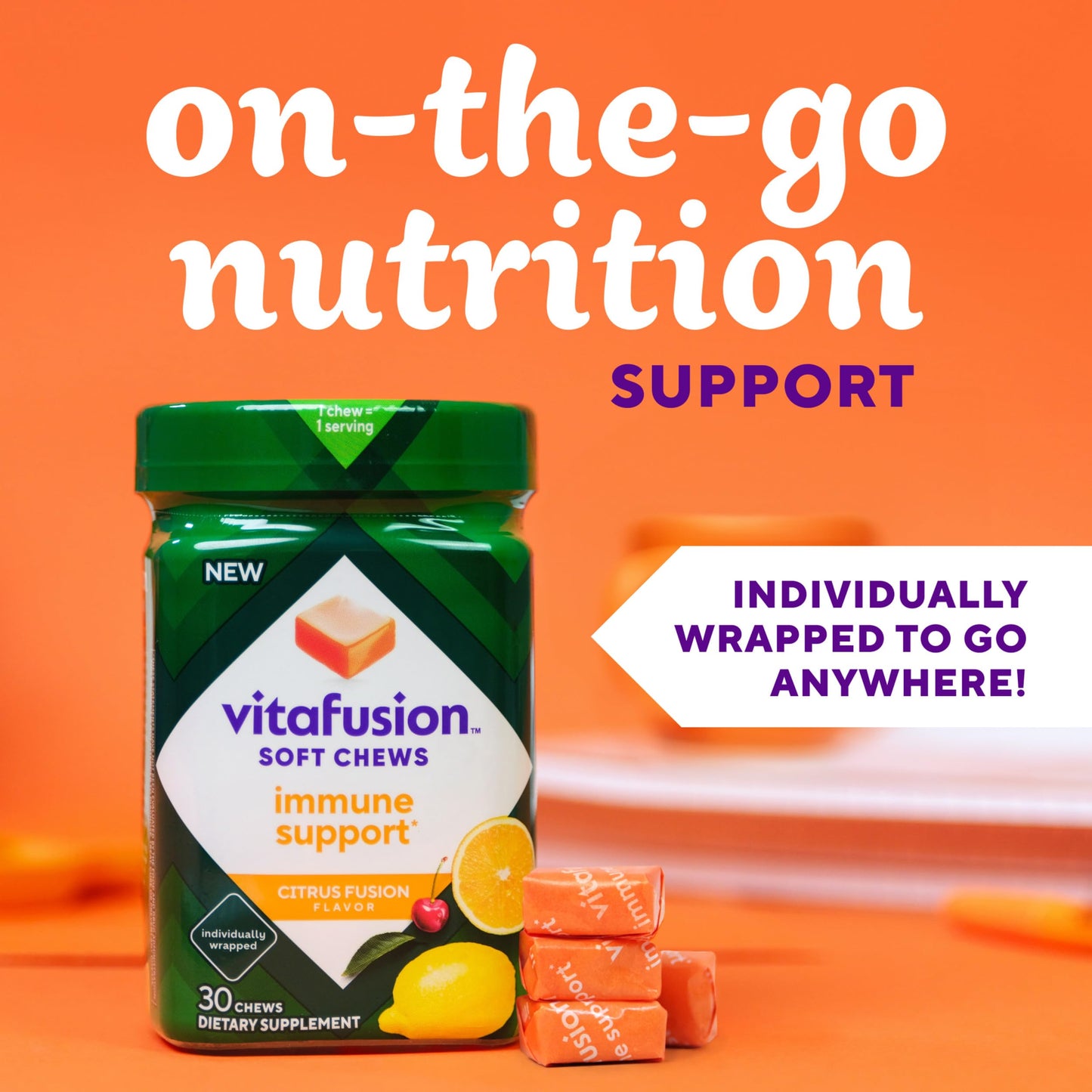 Vitafusion Soft Chews Immune Support Chewable 30 Chews