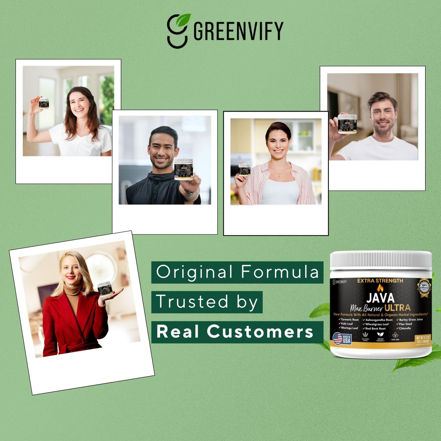 GREENVIFY Java Max Burner Ultra Extra Strength 60 Capsules