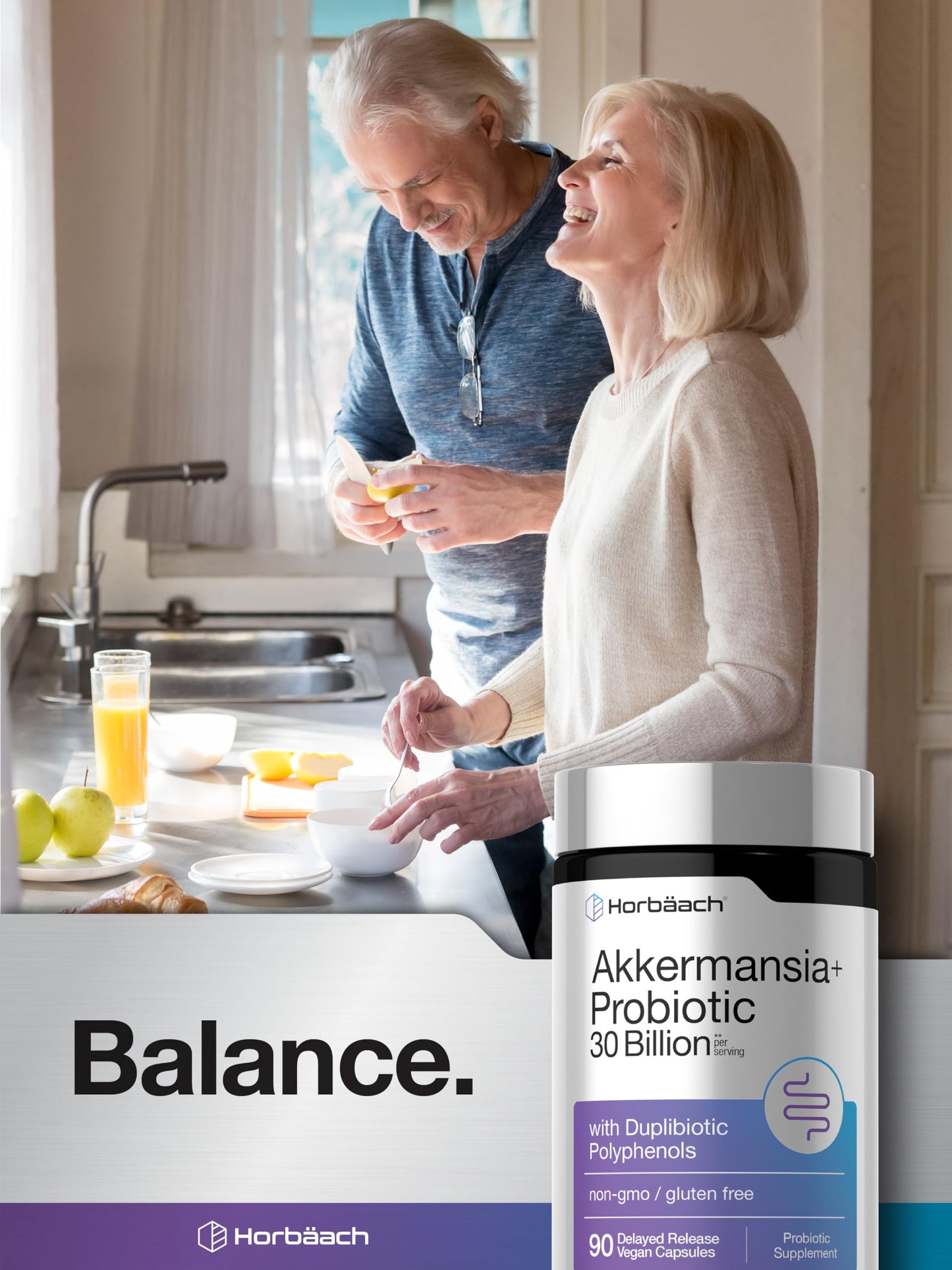 Horbäach Akkermansia Muciniphila Probiotic Capsules 90