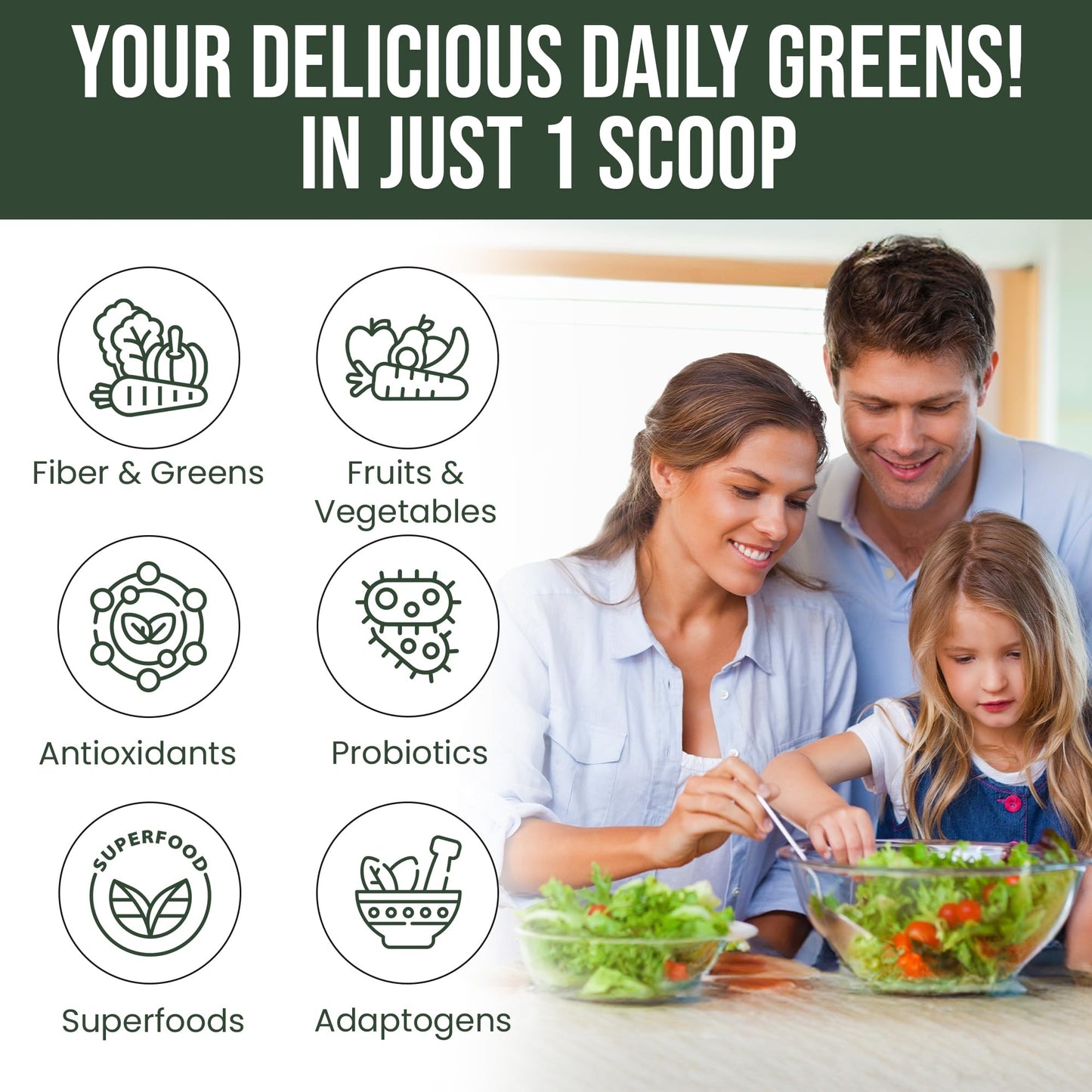 Noura Nutrition Super Greens Powder, 11.52 oz