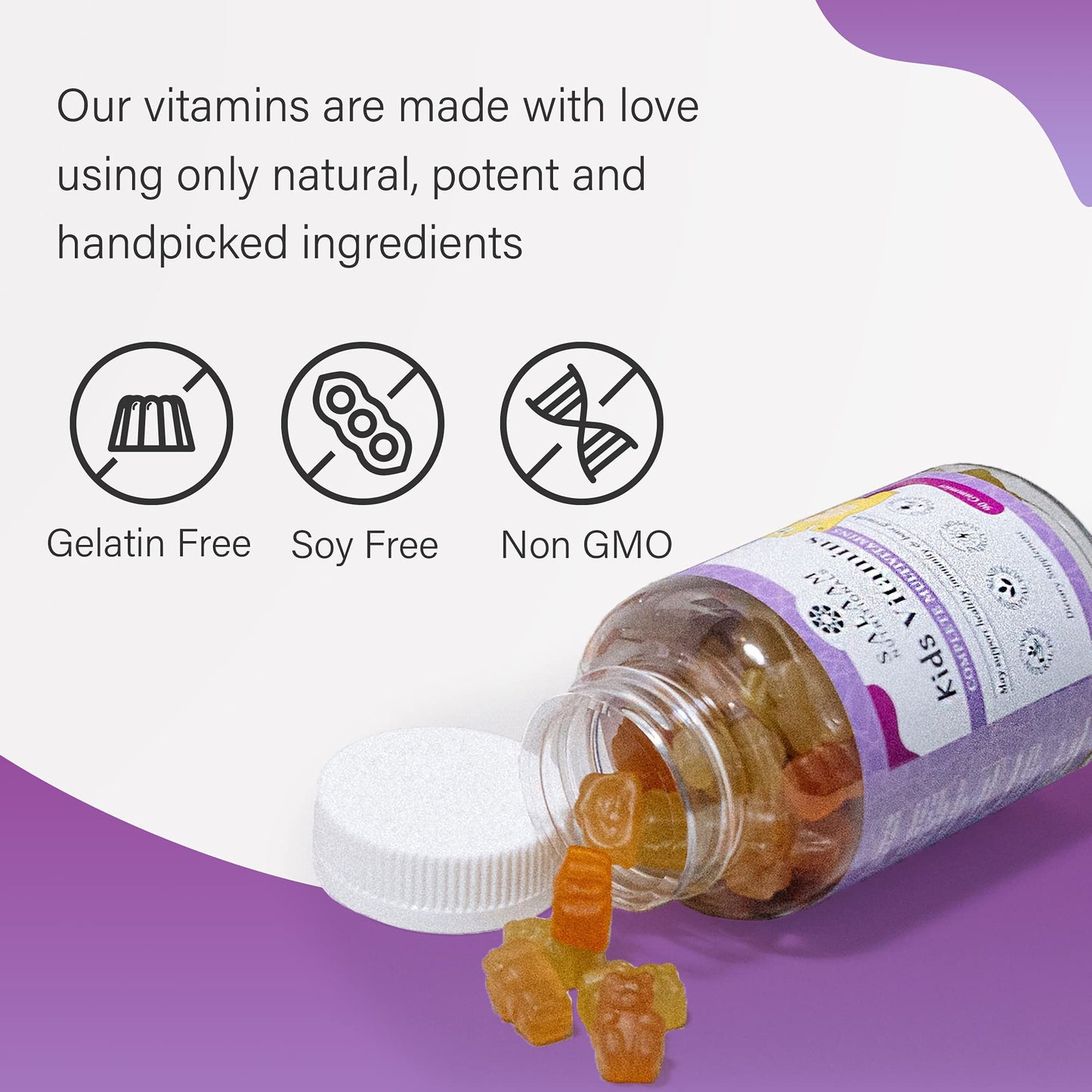 Salaam Nutritionals Multivitamins for Kids Gummy 90 Count
