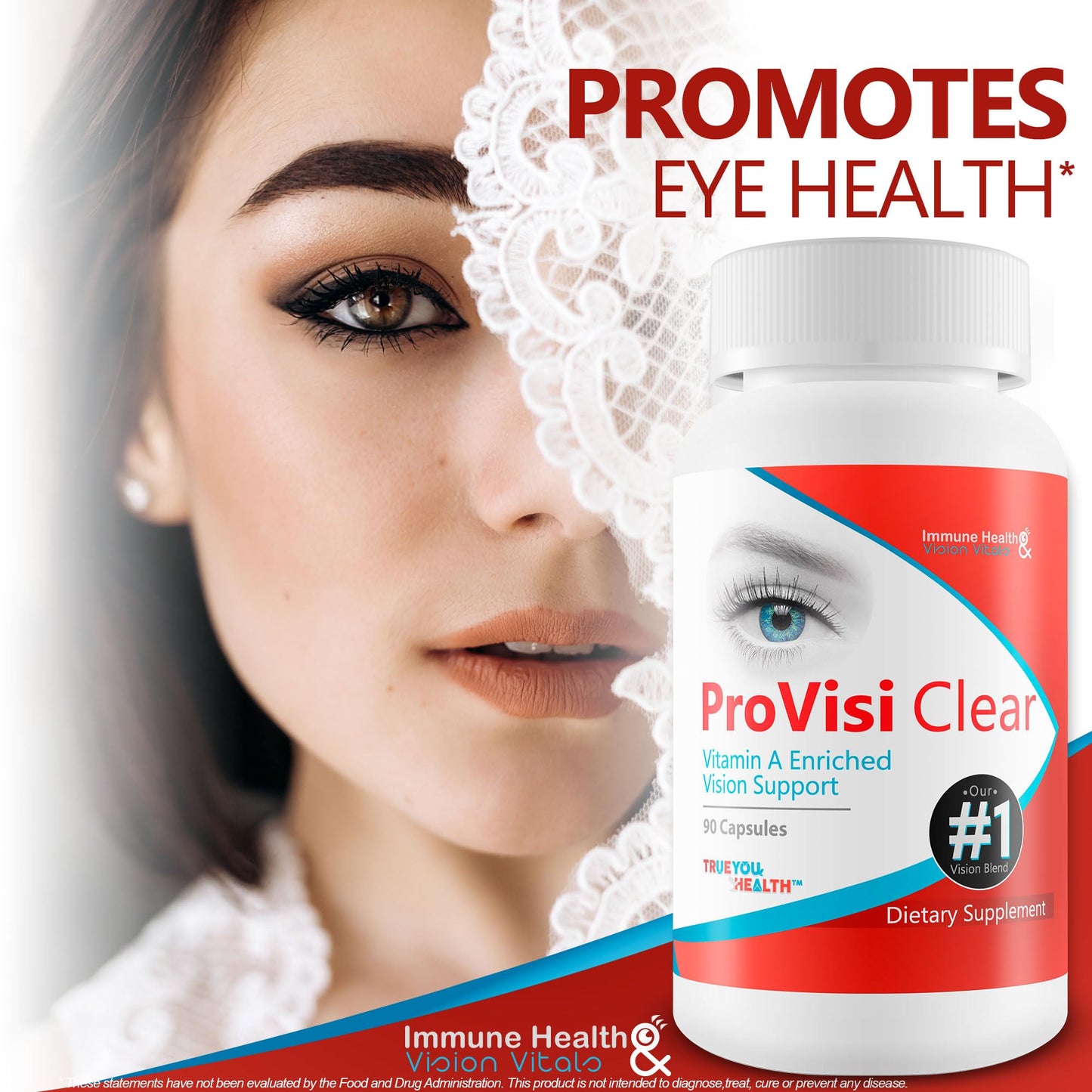 True You Health Pro VisiClear for Eyes Capsule 90 Count