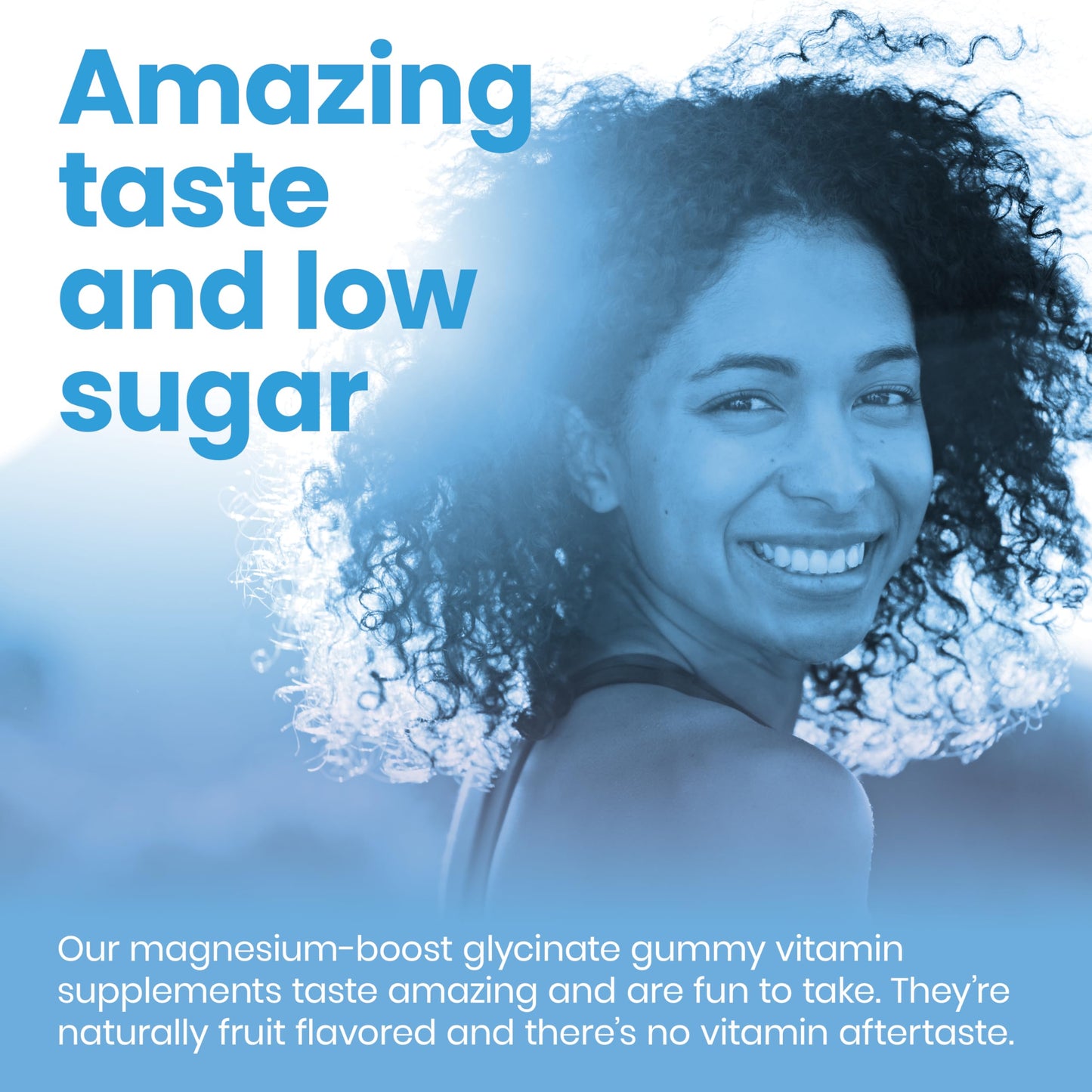 Vitafive Low Sugar Magnesium Glycinate Gummies with Vitamin D and K, 50 Count