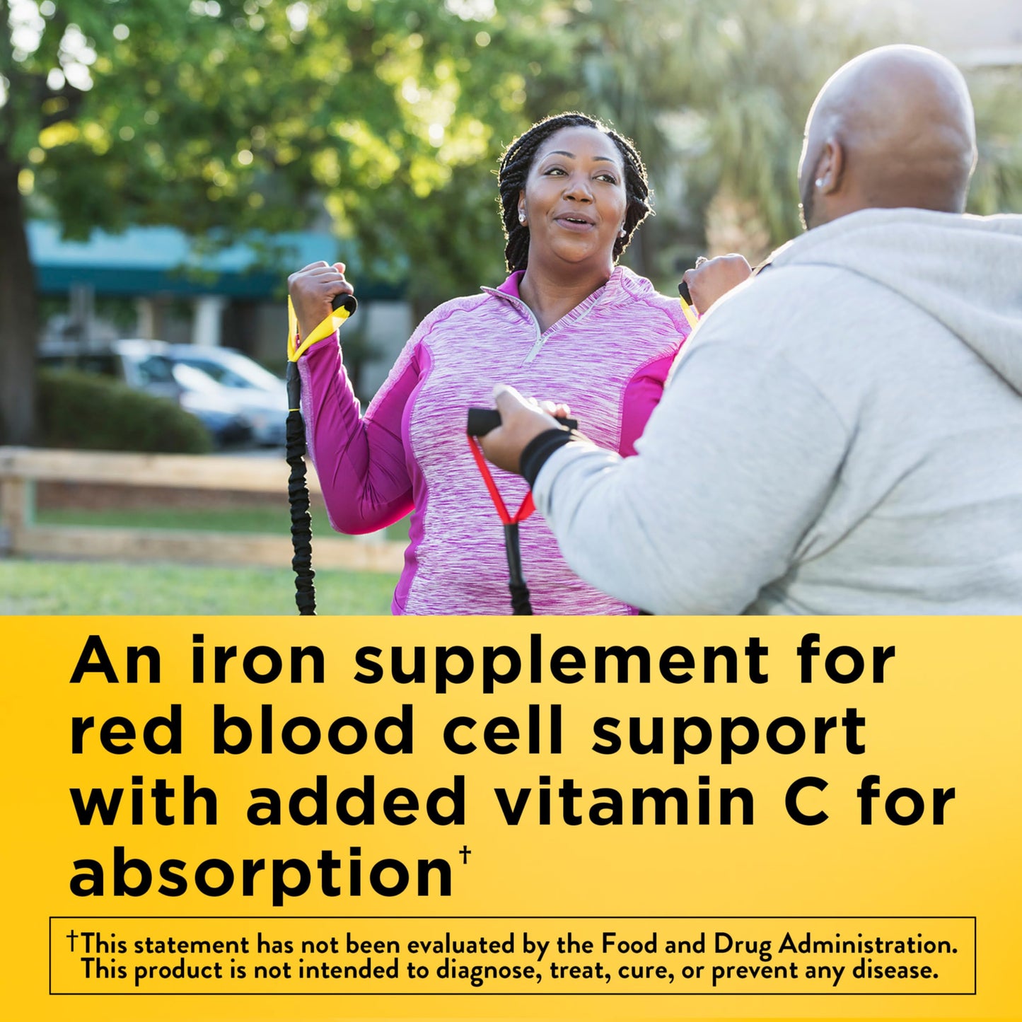 Nature Made Iron Gummies with Vitamin C, 18 mg per serving, 60 Count