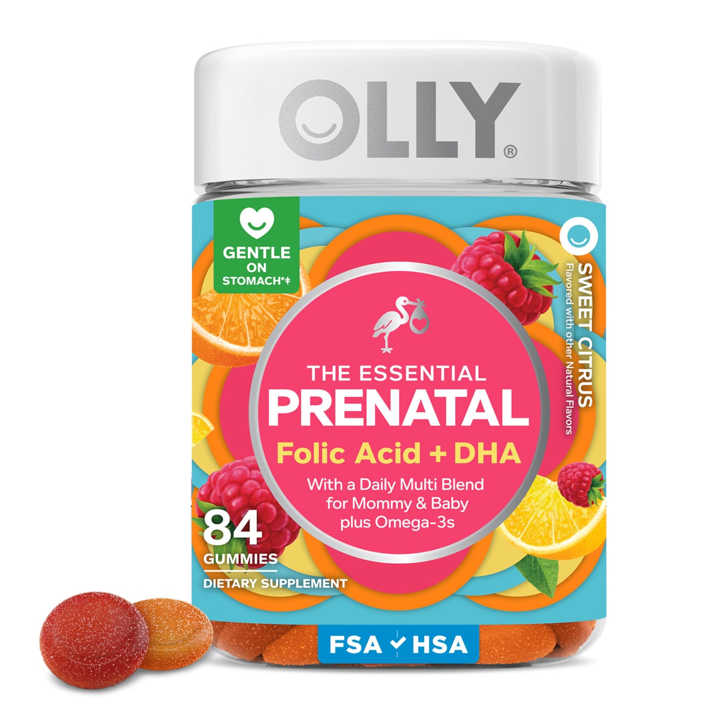 OLLY Prenatal Multivitamin Gummy 84 Count