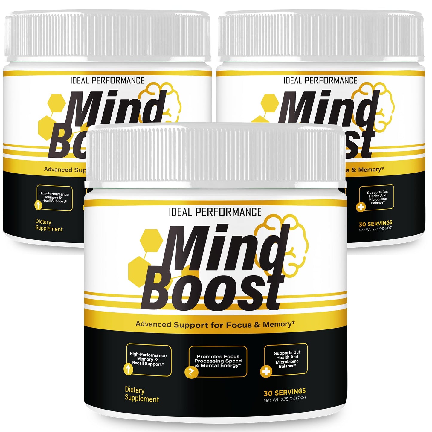 IDEAL PERFORMANCE Mind Boost Powder, 6 oz