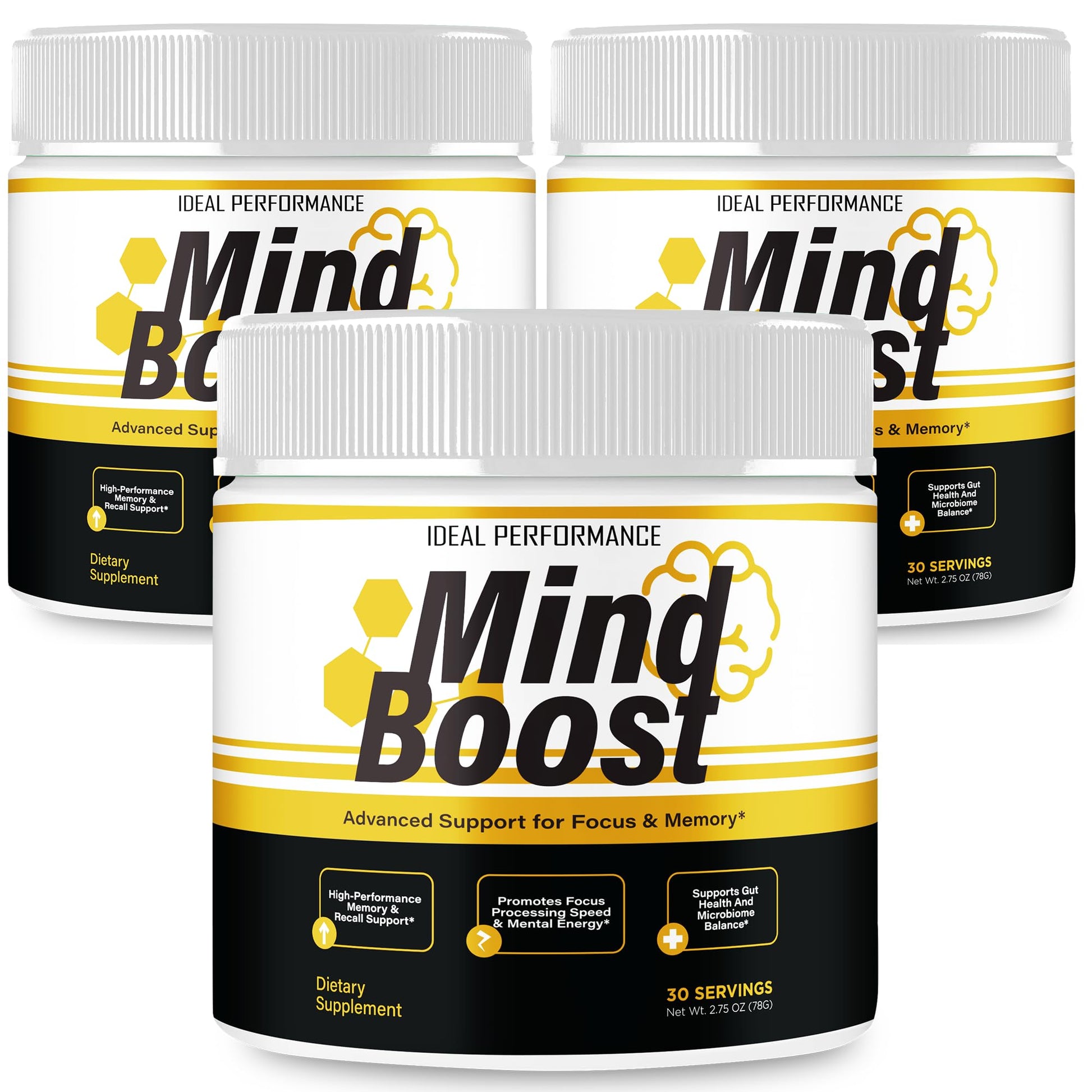 IDEAL PERFORMANCE Mind Boost Powder, 6 oz