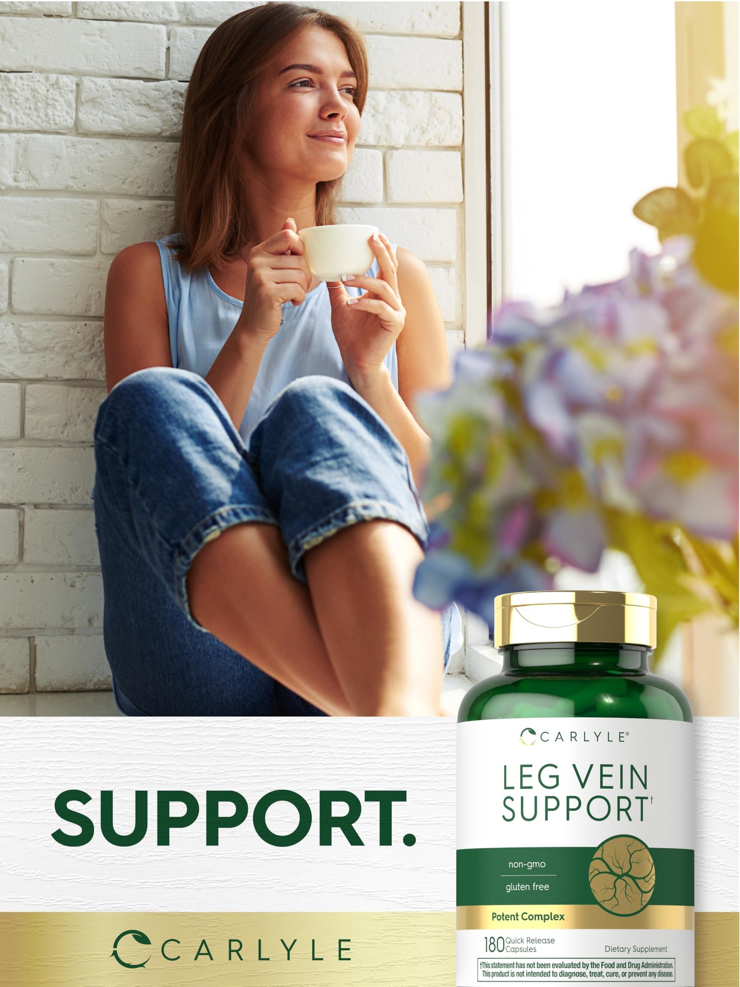 Carlyle Leg Vein Supplement Capsule 180 Count