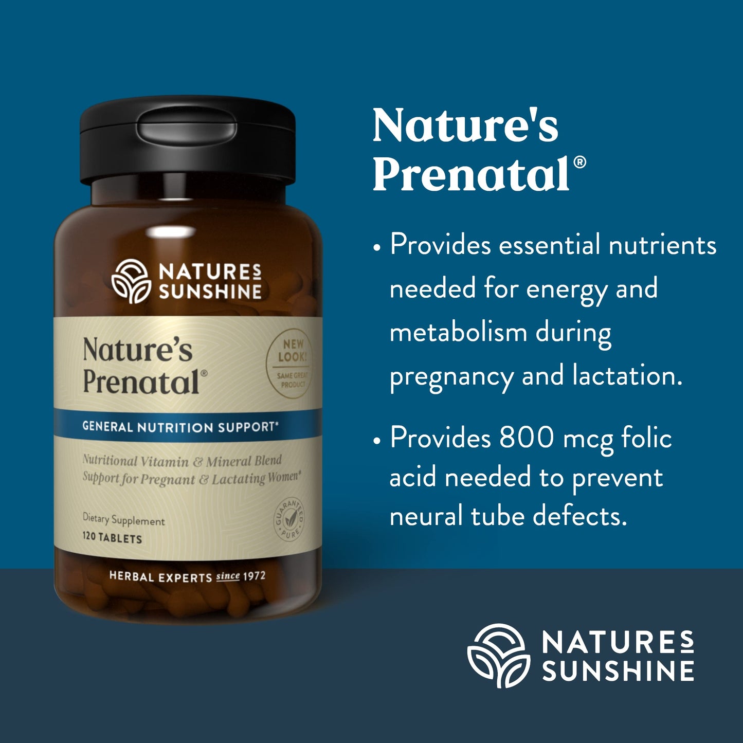 Nature's Sunshine Prenatal Tablets 120