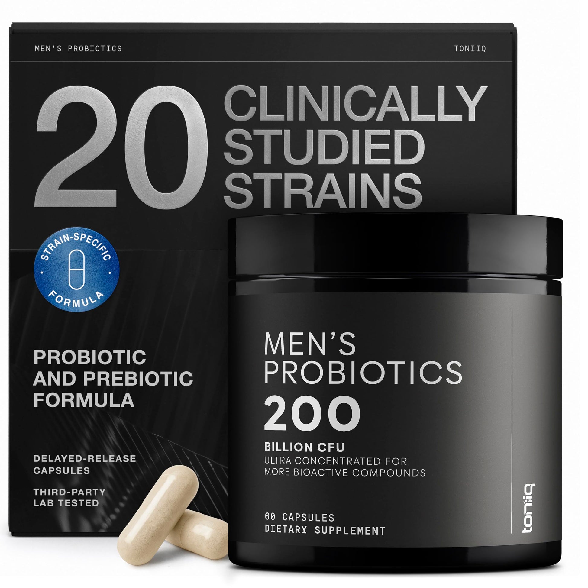 Toniiq Mens Probiotic Capsule 60 Count