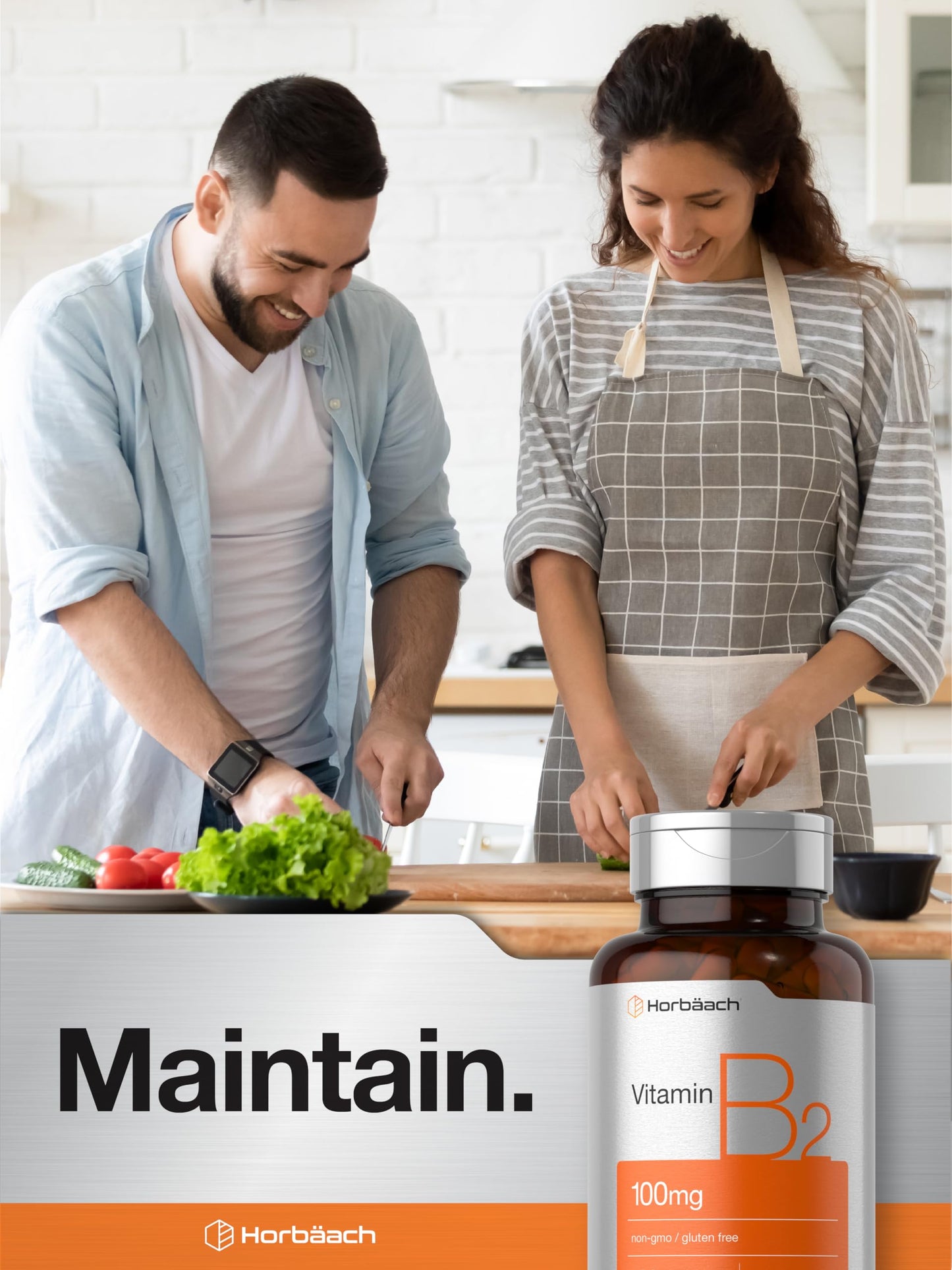 Horbäach Vitamin B2 100mg Tablet 180 Tablets
