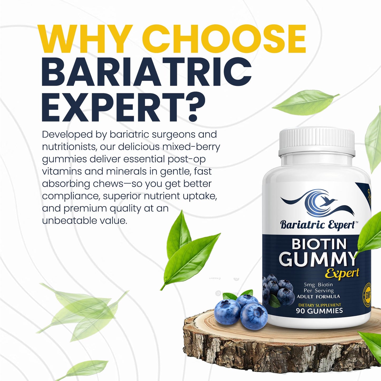 Bariatric Food Expert Biotin Vitamin Gummy, 1