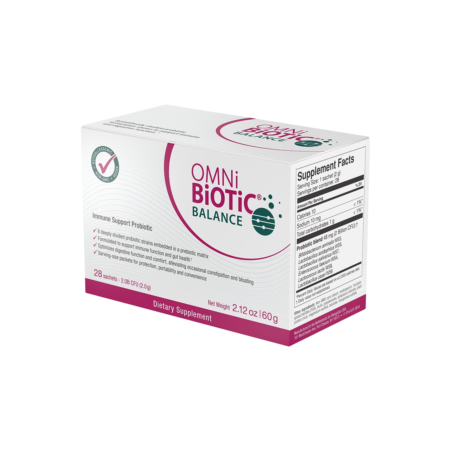 OMNi BiOTiC Balance Probiotic Immune Support Powder 2.2 Ounce