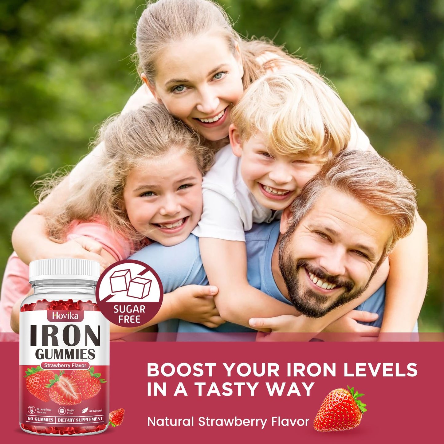 Hovika Iron Gummies 60 Gummies