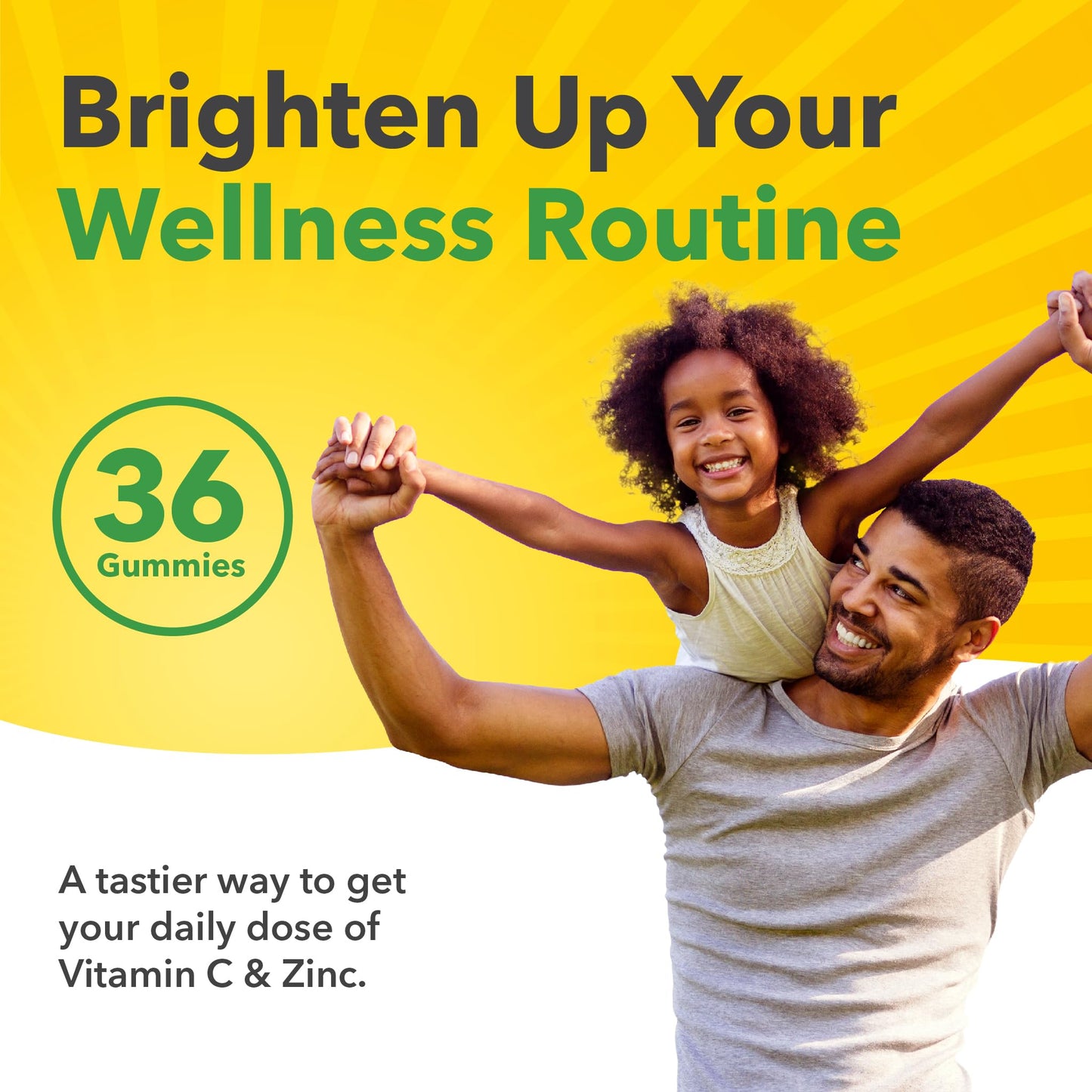 Sundance Vitamin C Gummies with Zinc for Adults, 36 Count