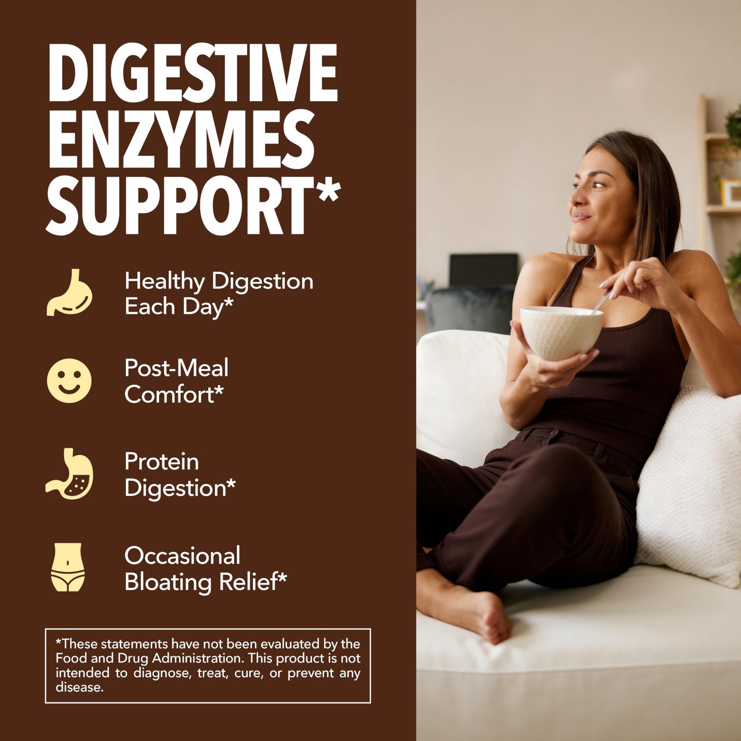 HAVASU NUTRITION Papaya Enzymes for Digestion Support Capsules 120
