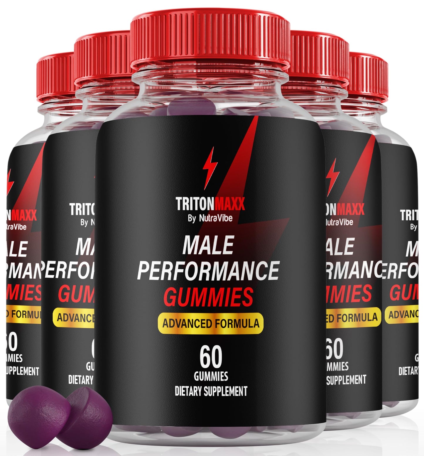 NutraVibe Triton Maxx Male Gummies 300 Gummies