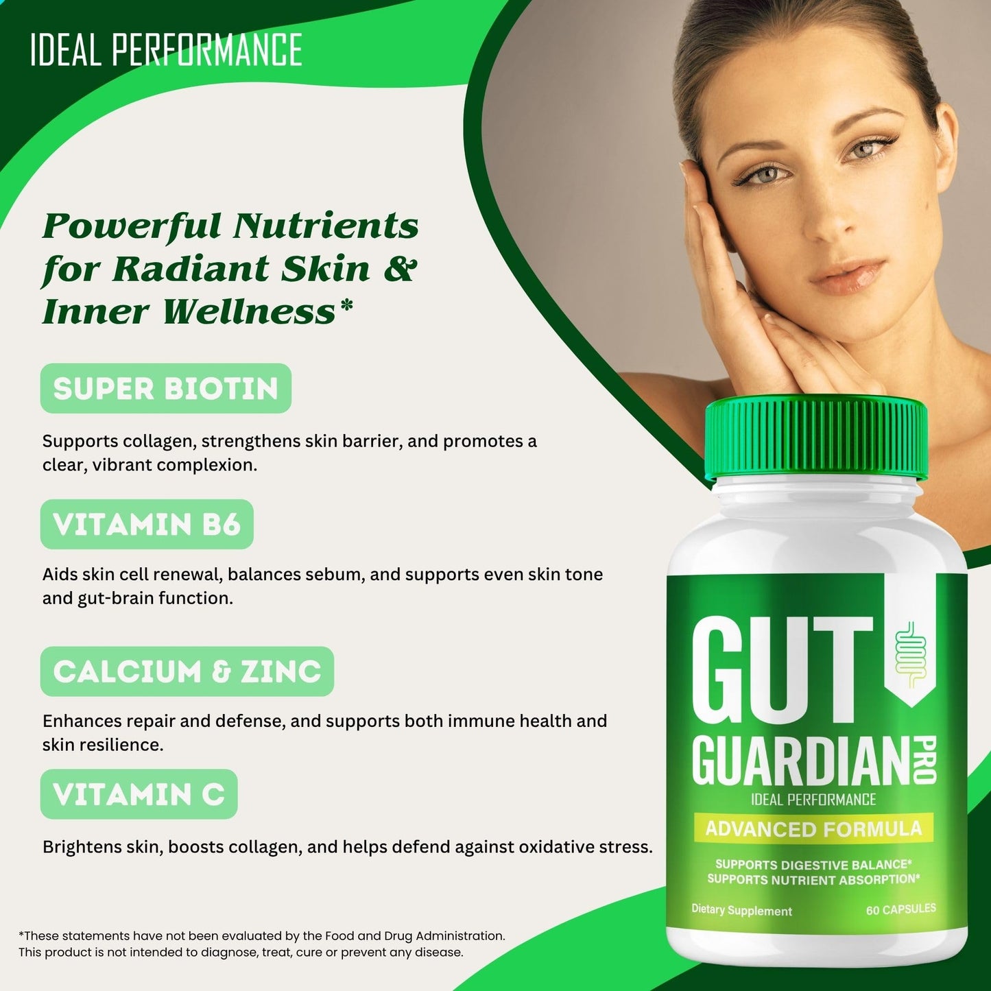 IDEAL PERFORMANCE Gut Guardian Capsules 60 Count
