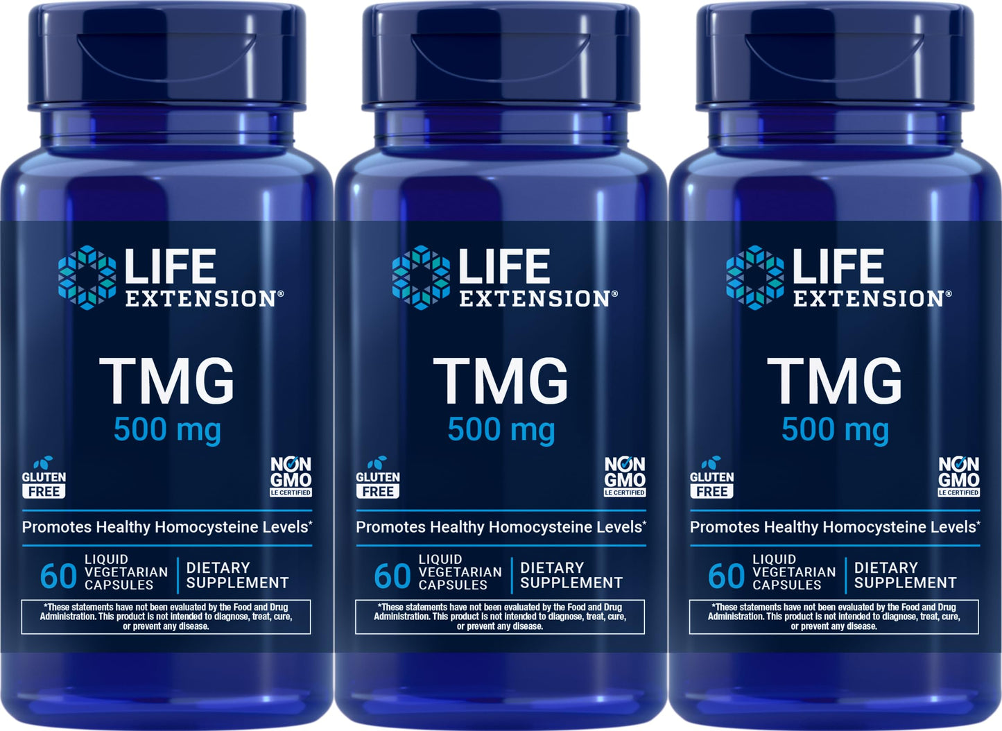 Life Extension TMG Liquid Vegetarian Capsules, 500 mg, 180 Capsules