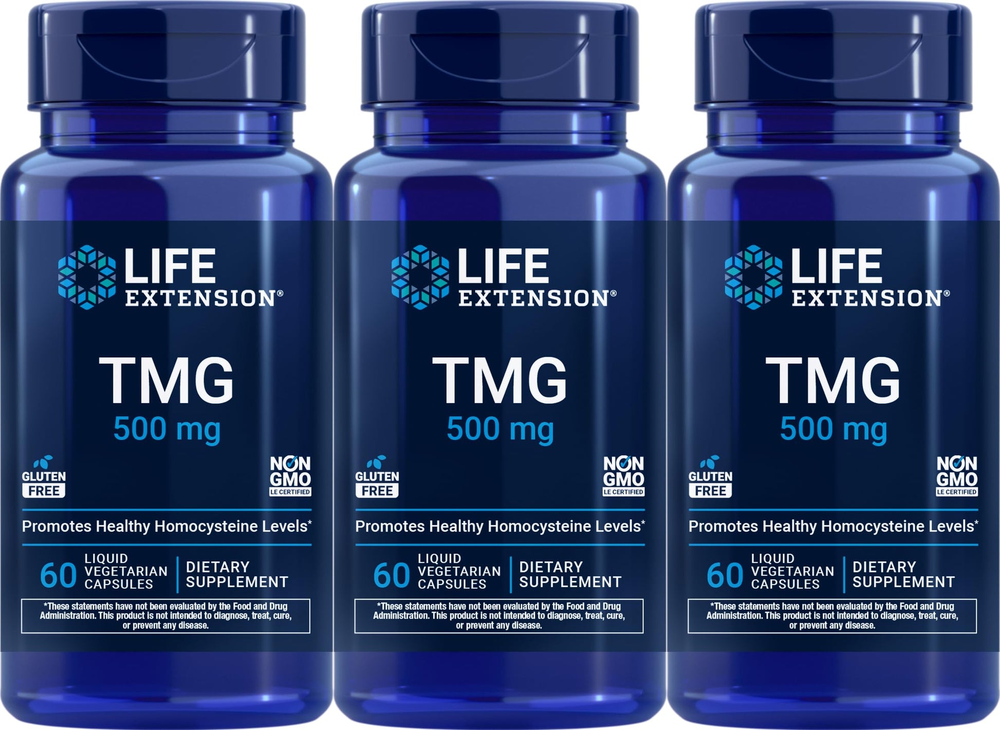 Life Extension TMG Liquid Vegetarian Capsules, 500 mg, 180 Capsules