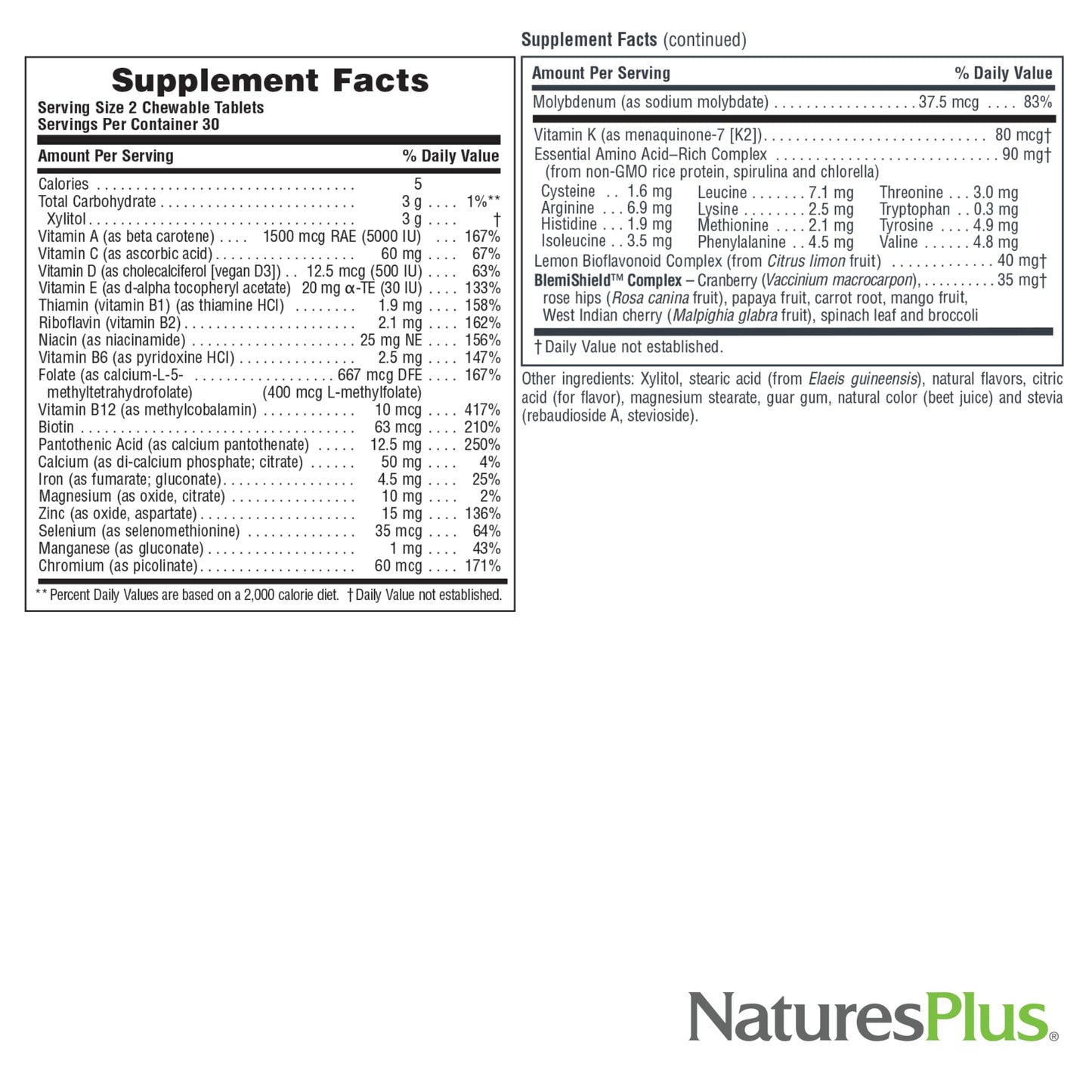 NaturesPlus Power Teen for Him Tablet 60 Count