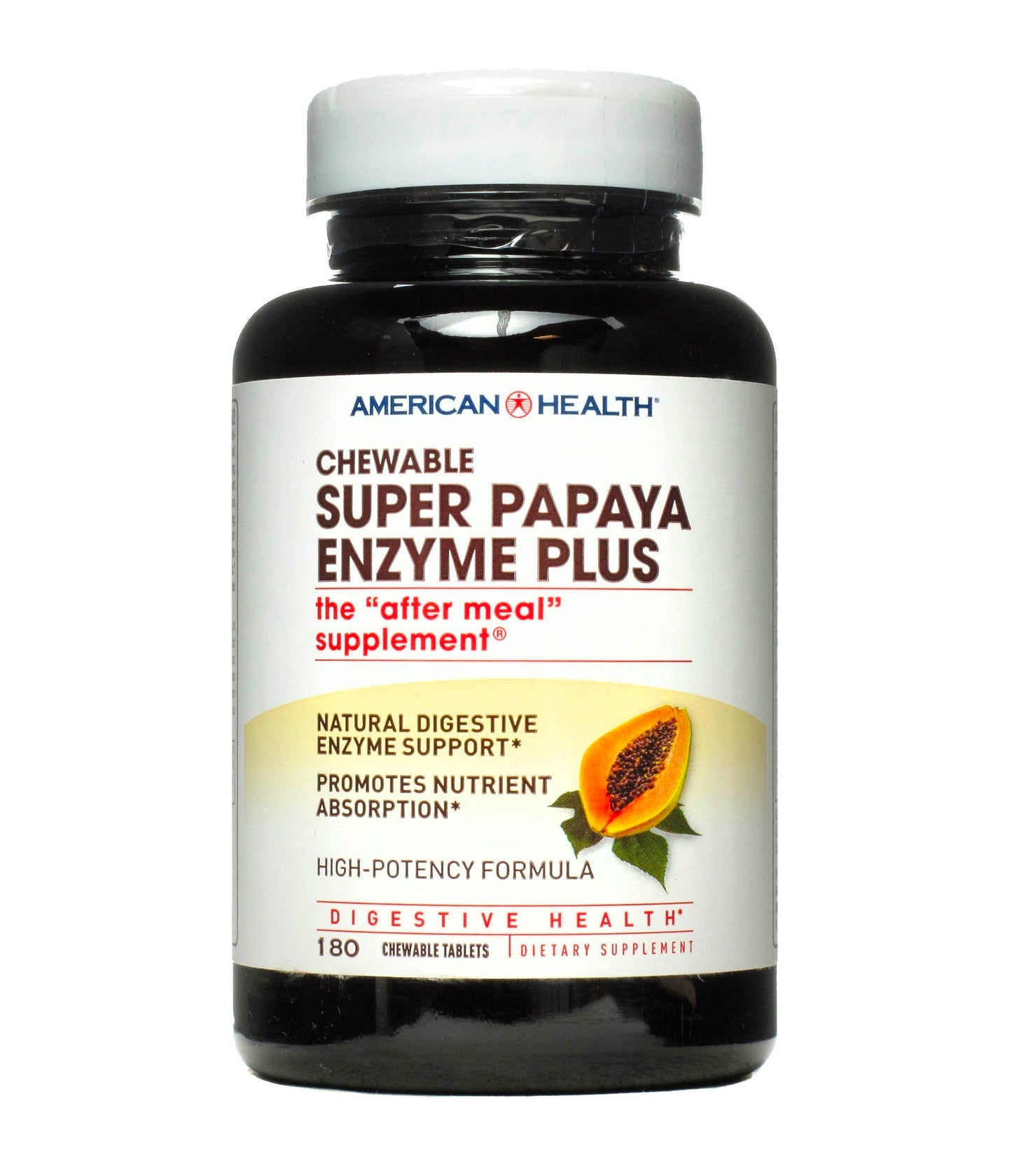 American Health Papaya Enzyme Plus Spr Tablet 180