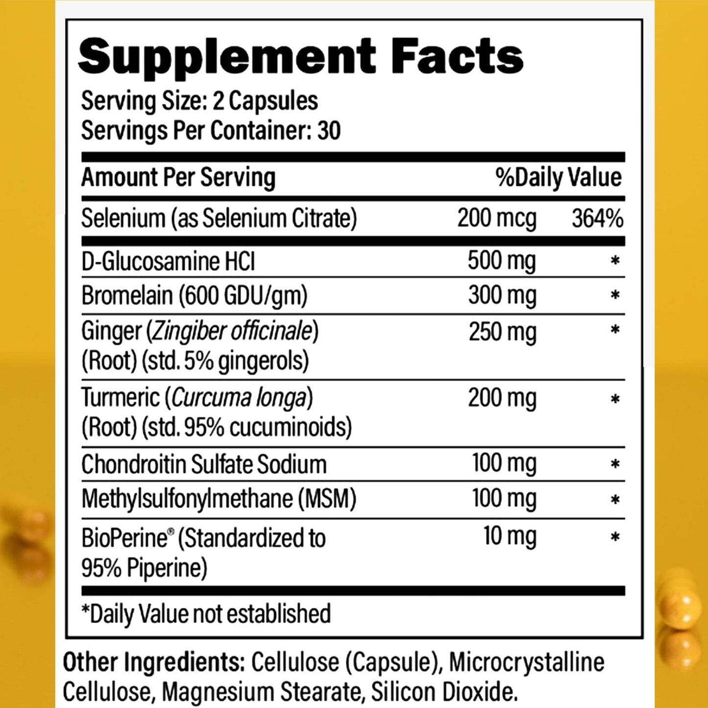 Physio Flex Pro Total Joint Support Supplement Capsule 60 Count