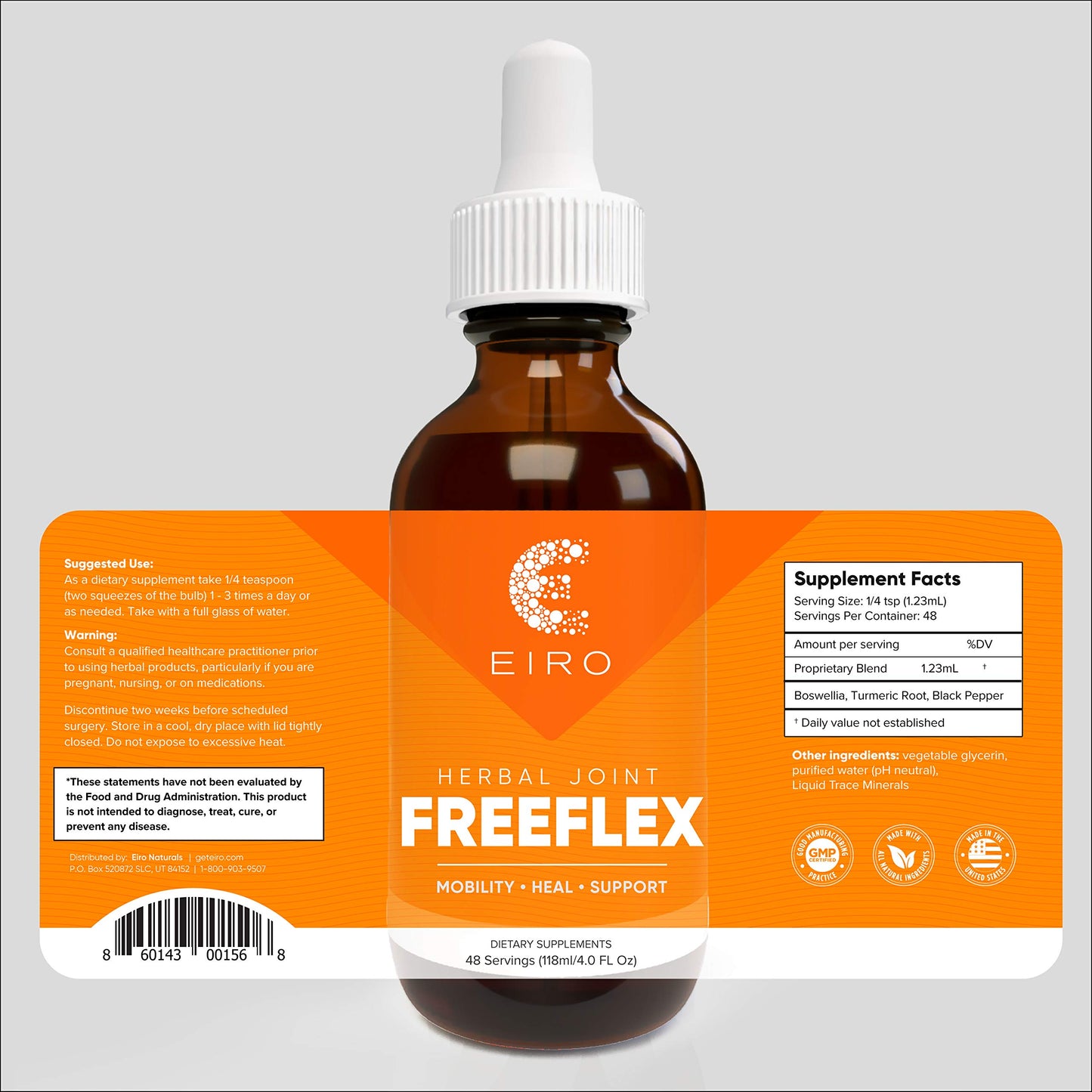 Eiro FREEFLEX Herbal Joint Supplement Capsule 1 Count