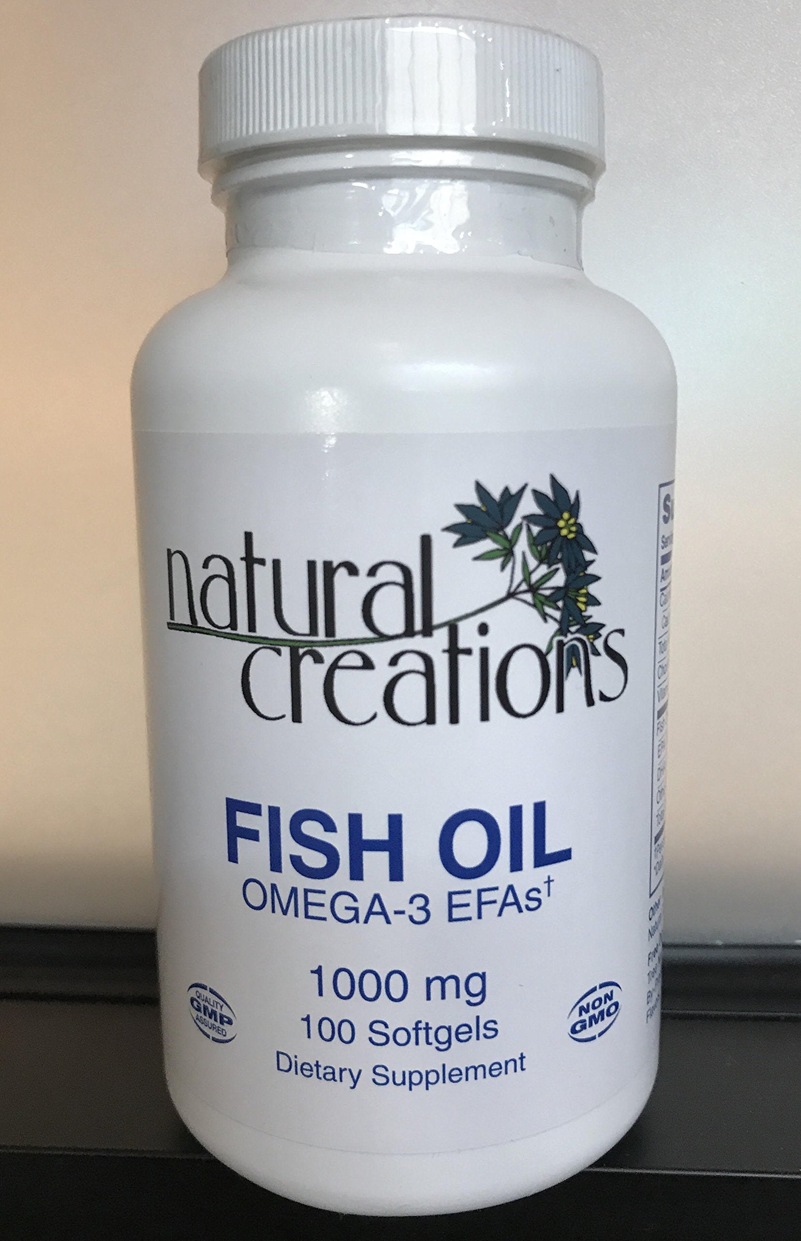 Natural Creations Fish Oil Softgels 100 Count